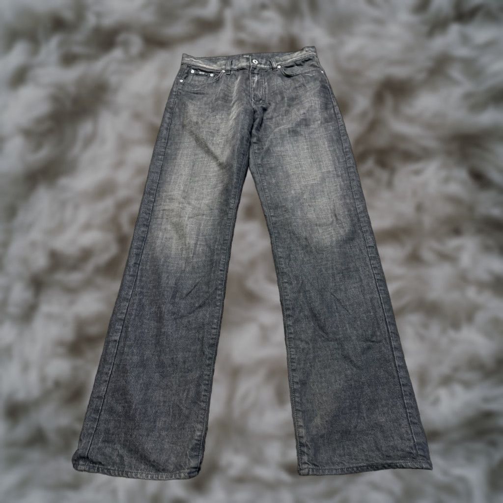 Hugo Boss HUGO BOSS Men Jeans 34 Black Denim 34X34 Straight Bootcut Denim Jeans Regular 5-Pocket Design Mens Black 34 Size US 34 / EU 50 - 1 Thumbnail