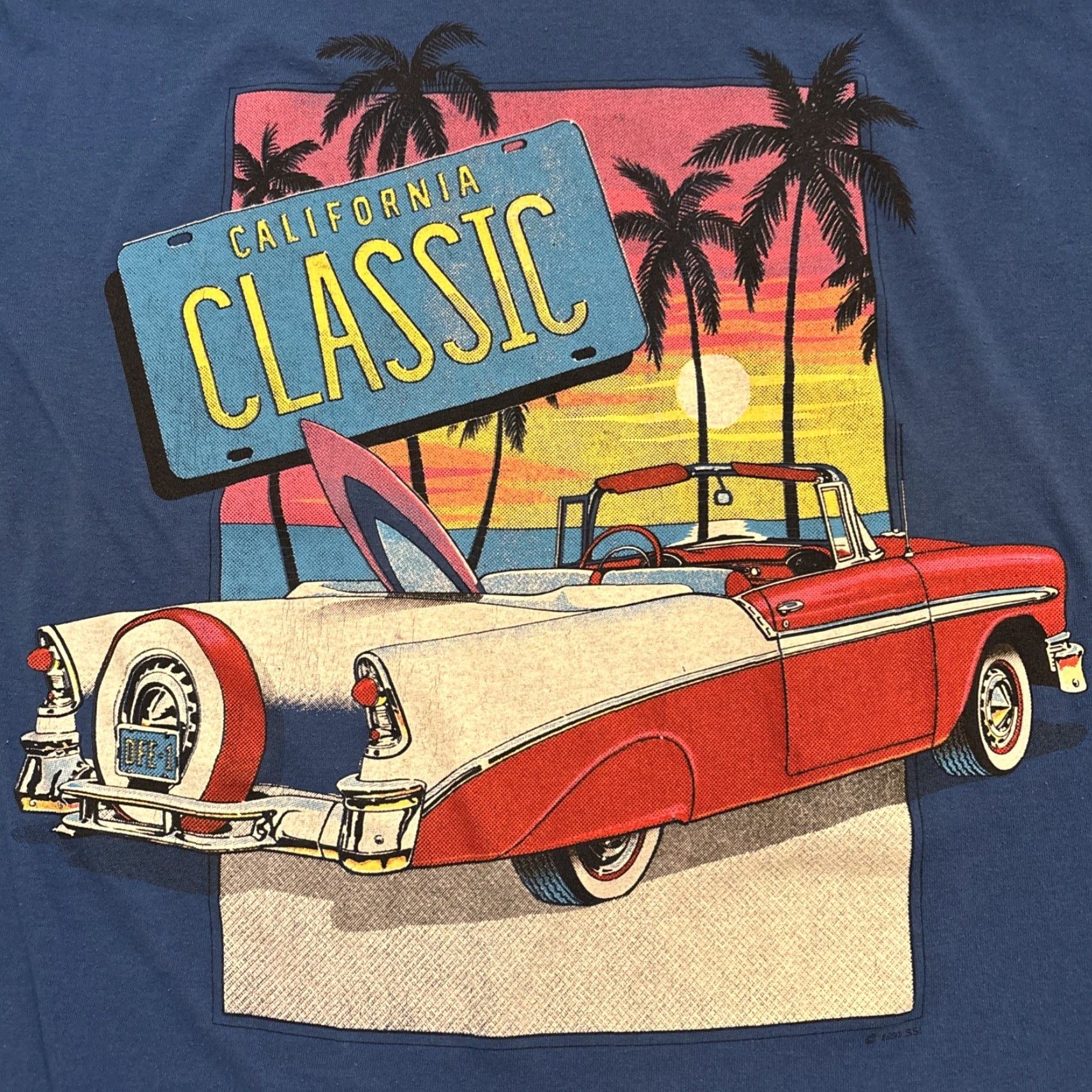 Vintage VINTAGE 1956 Chevy Bel Air California T Shirt M Blue Car Classic Mens SSI 90s Chevrolet Size US M / EU 48-50 / 2 - 2 Thumbnail