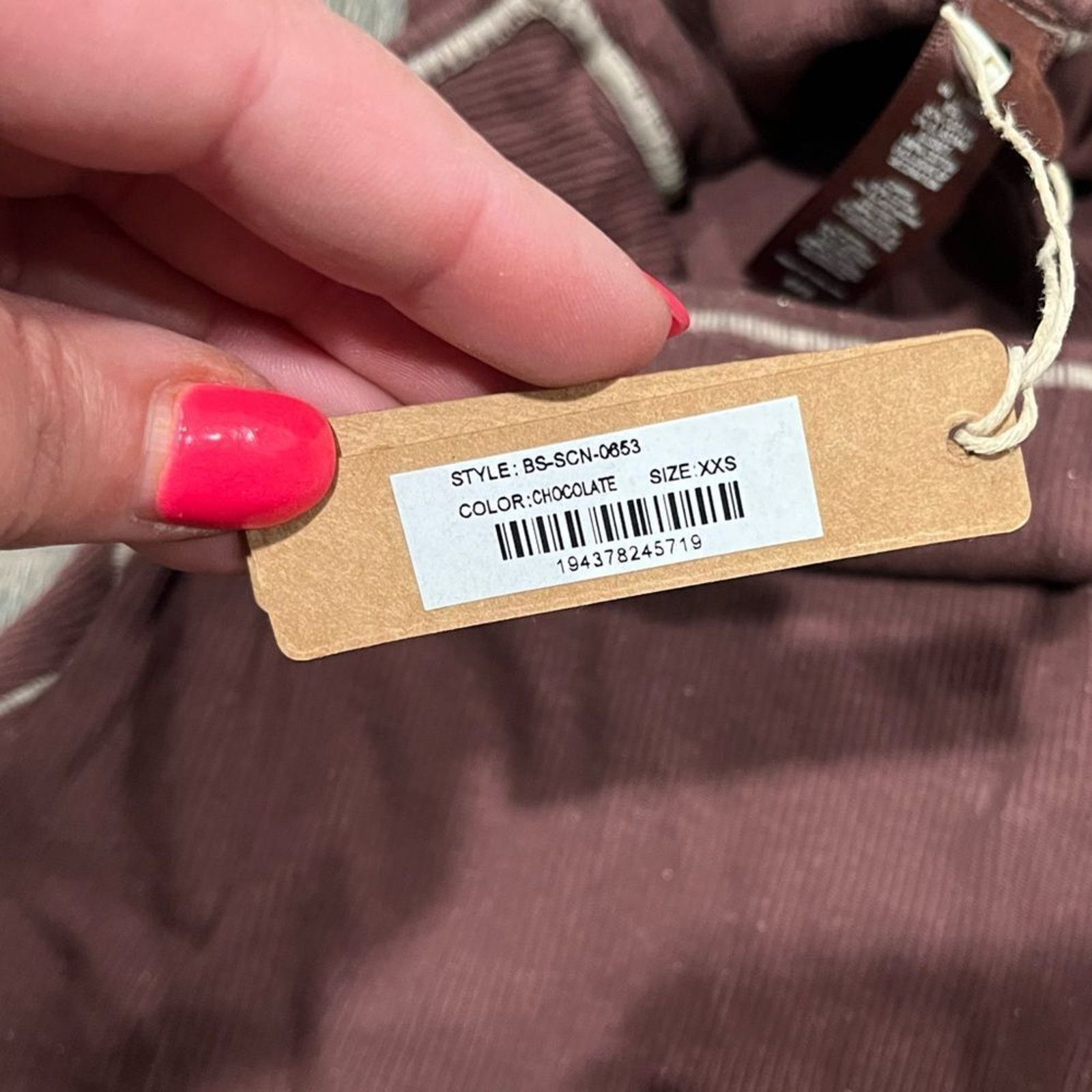 SKIMS NWT Skims Ribbed Stretch Cotton Bodysuit Chocolate Size XXS Size XXS / US 00 / IT 34 - 4 Thumbnail