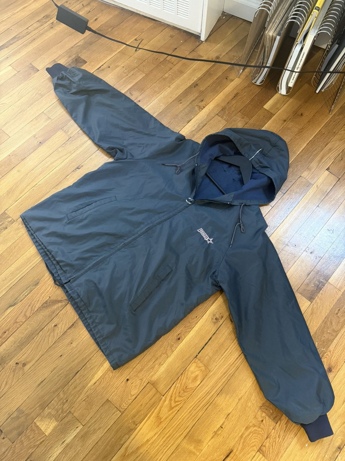 Hook-Ups VINTAGE PORN STAR GRAIL⭐️ 90s LOGO LIGHT PARKA JACKET Size US XL / EU 56 / 4 - 17 Thumbnail