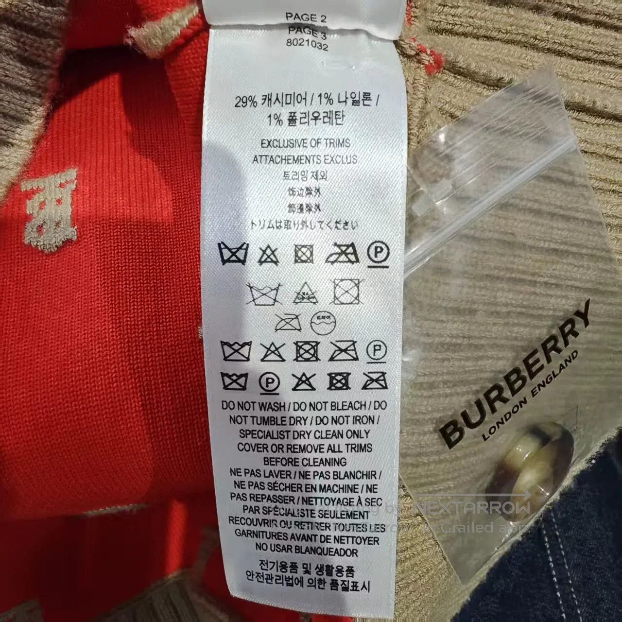 Burberry burberry tb printed wool cardigan for men. Size US M / EU 48-50 / 2 - 6 Thumbnail