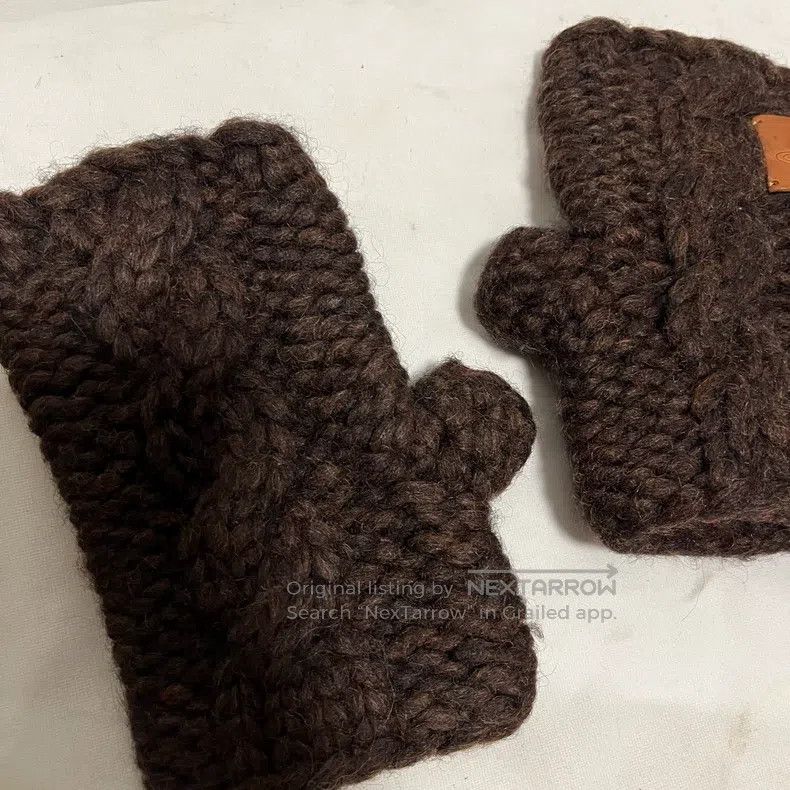 Vivienne Westwood Vivienne Westwood Chunky knitted gloves Size ONE SIZE - 4 Thumbnail