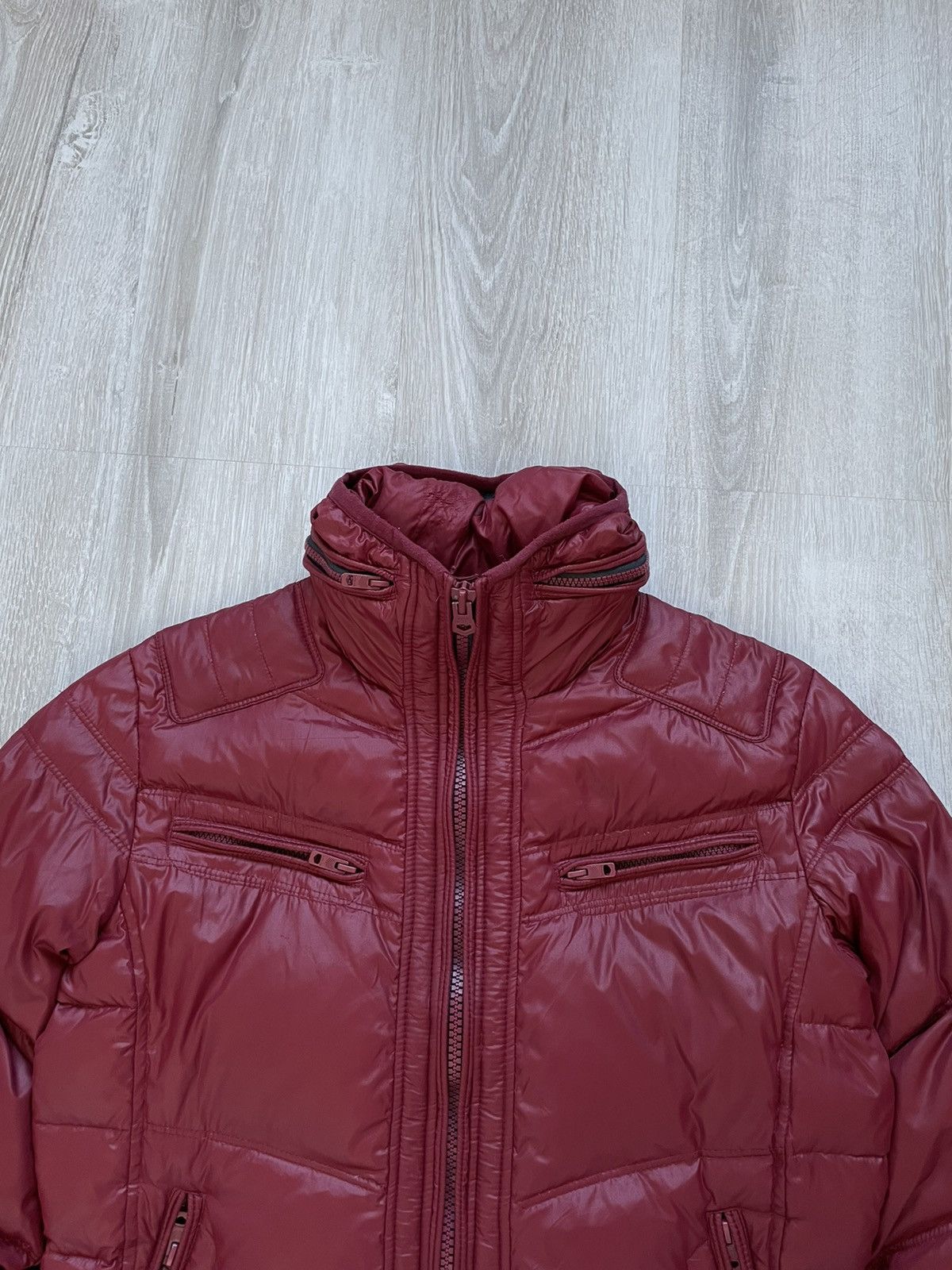 Diesel × Japanese Brand × Vintage Diesel Dupont Teflon Duck Down Puffer Filled Quilted Size M / US 6-8 / IT 42-44 - 6 Thumbnail