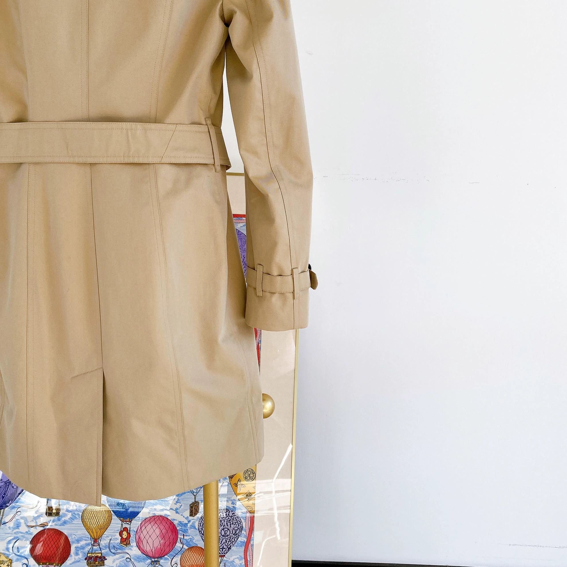 Burberry Burberry Khaki Trench Coat UK4 New With Tags Size XS / US 0-2 / IT 36-38 - 6 Thumbnail