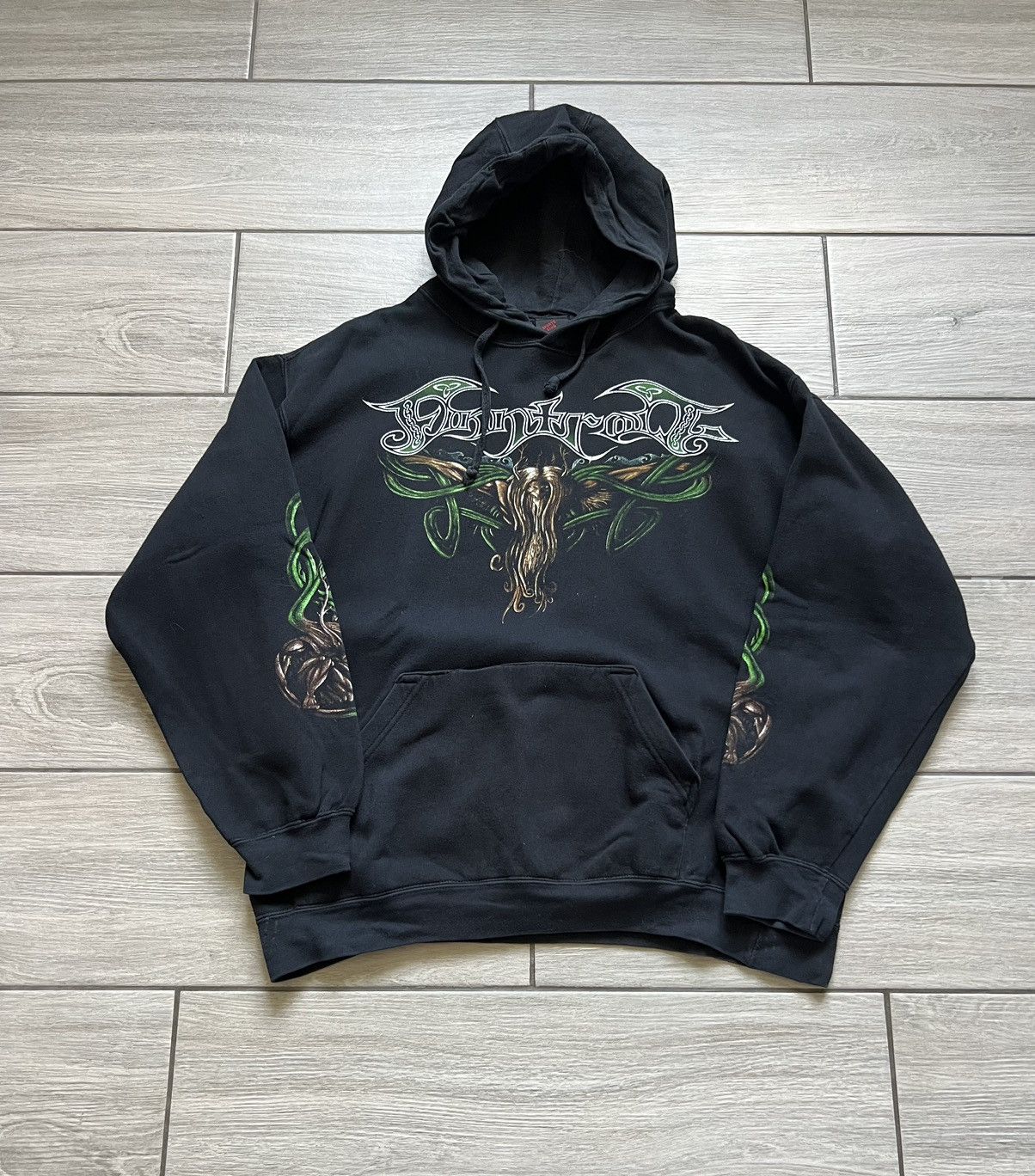 Vintage 90’s Finntroll Hoodie Finnish Black Metal Band M