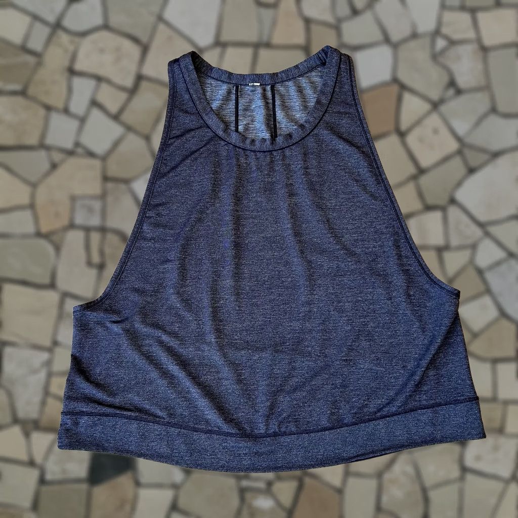 Lululemon Lululemon Pace Perfect Tank Women’s XL Sleeveless Purple Solid Crew Neck Pullover Stretch Breathable Easy Care Gym Workout Casual Activewear Size ONE SIZE - 1 Thumbnail