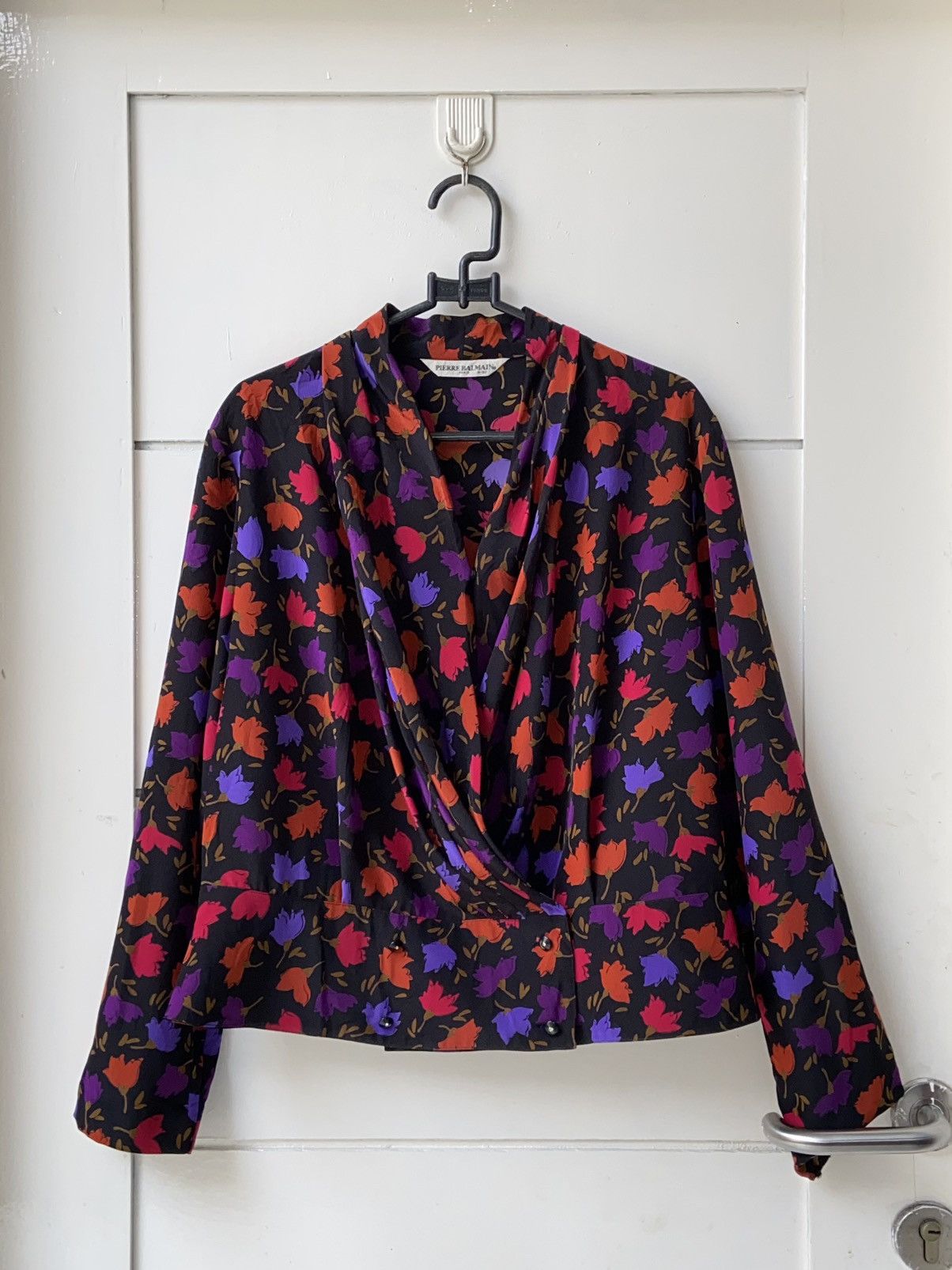 Pierre Balmain PIERRE BALMAIN Flower Motive Blouse Size M / US 6-8 / IT 42-44 - 1 Thumbnail