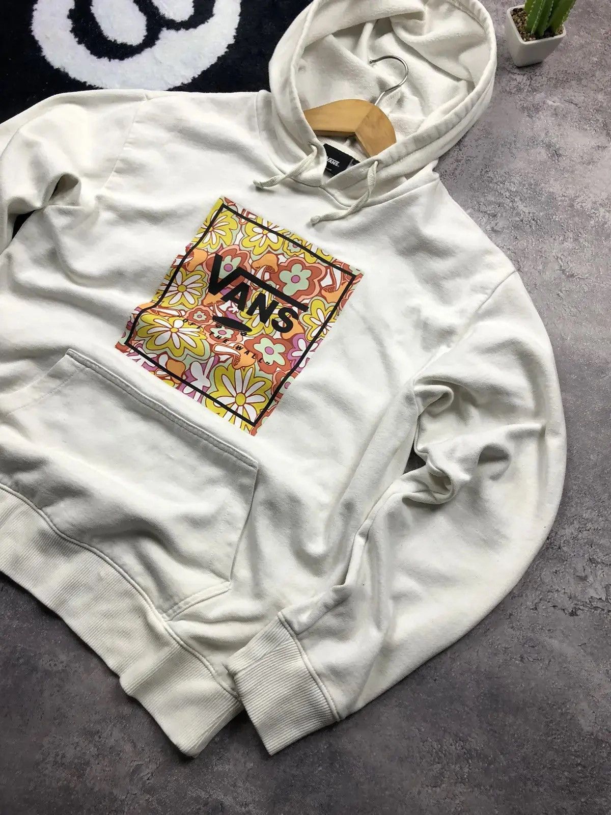 Vans VANS Hype Skateboarding Streetwear Hoodie Big Flowers Logo Size US M / EU 48-50 / 2 - 2 Thumbnail