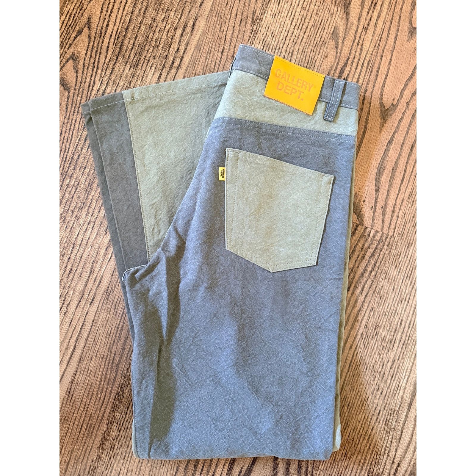 Gallery Dept. Gallery Dept. Ventura Baggy Two-Tone Olive Jeans 34 Size US 34 / EU 50 - 8 Thumbnail