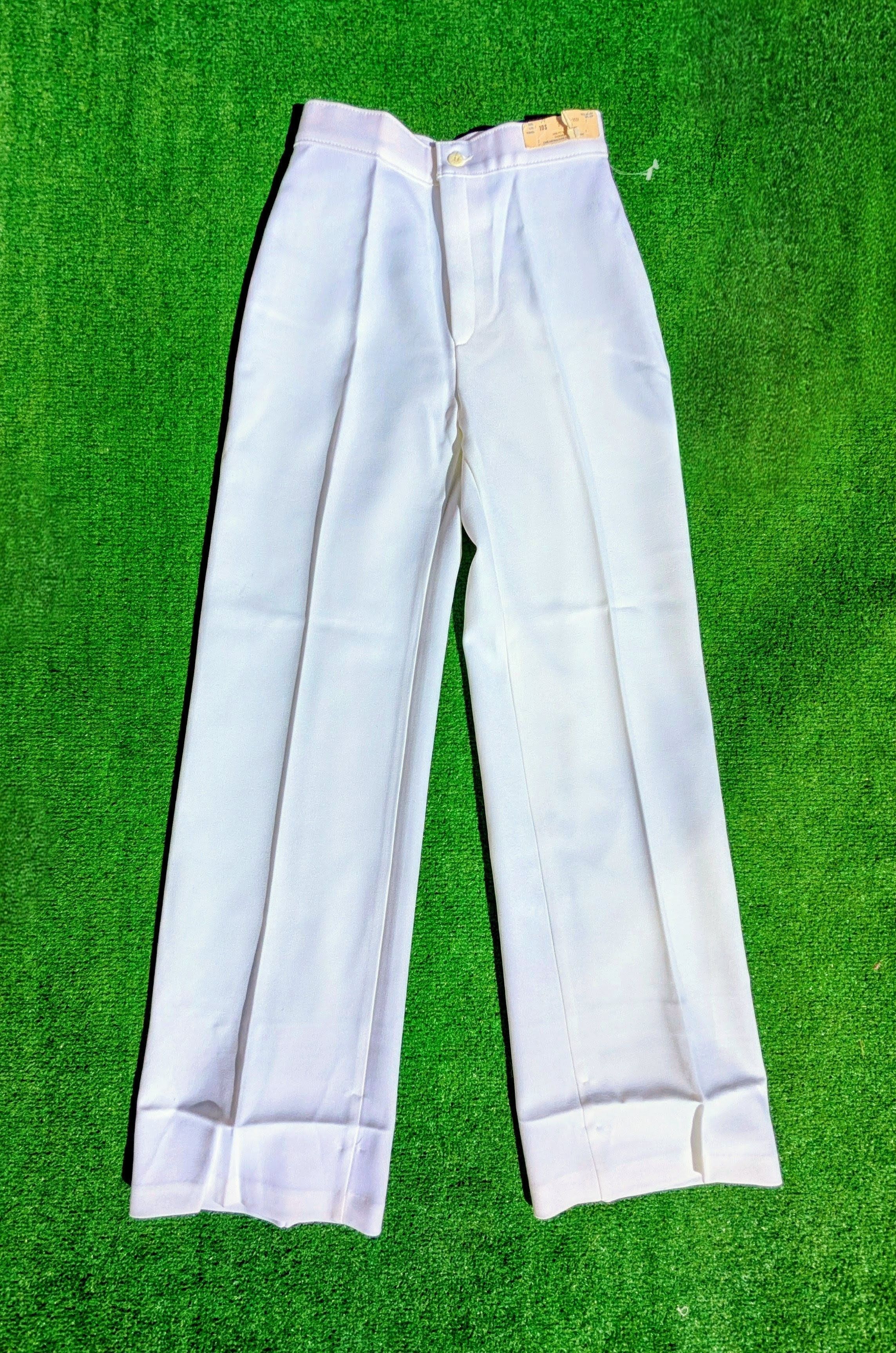 Levi's VTG 1980s Ivory Levi's USA Womens S/10S High Rise Wide Pants Size 26" / US 2 / IT 38 - 2 Thumbnail