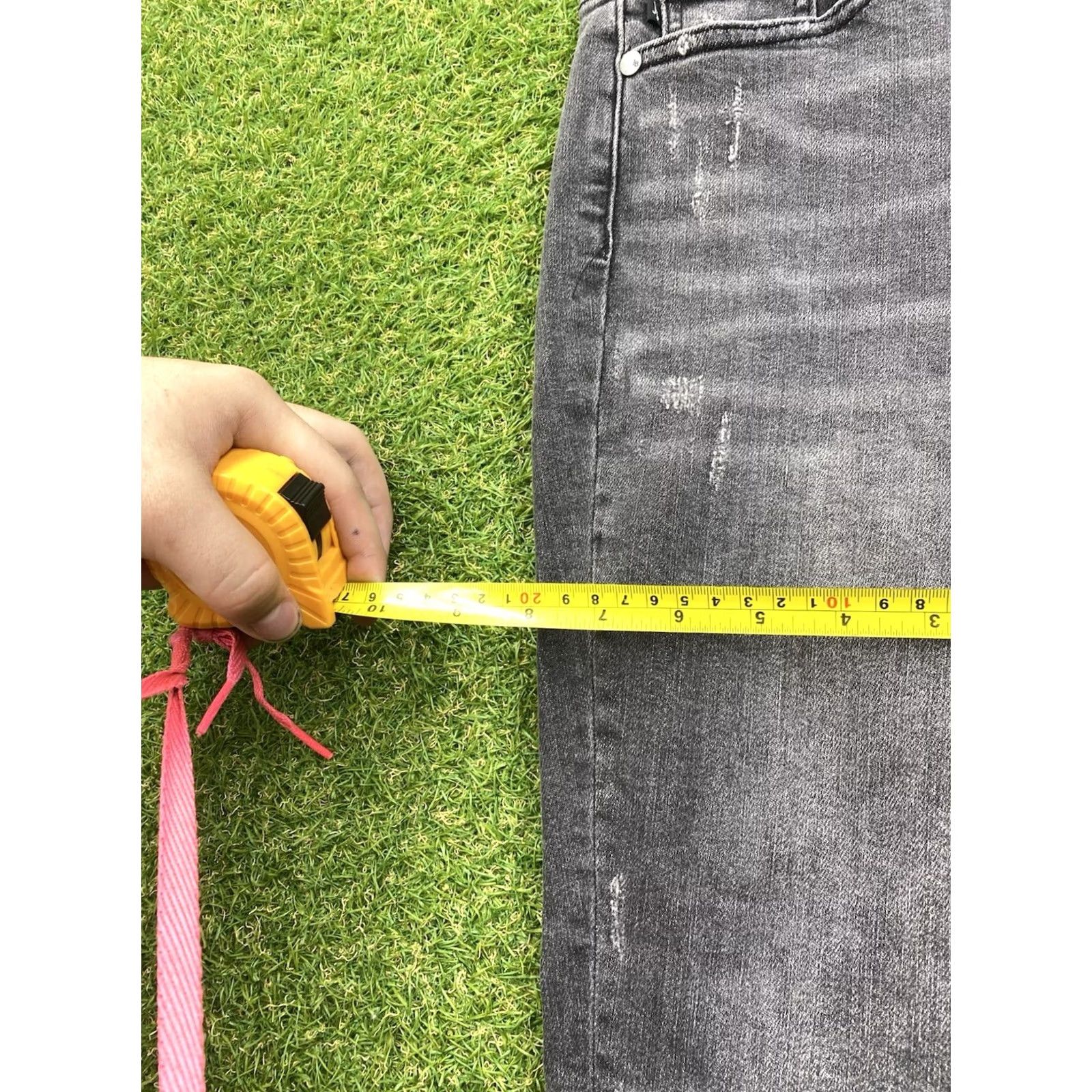 Denime Judy Blue Jeans Womens 5/27 Skinny Fit Capri Black Denim 28x20 JB82250DK-PL Size 27" / US 4 / IT 40 - 6 Thumbnail