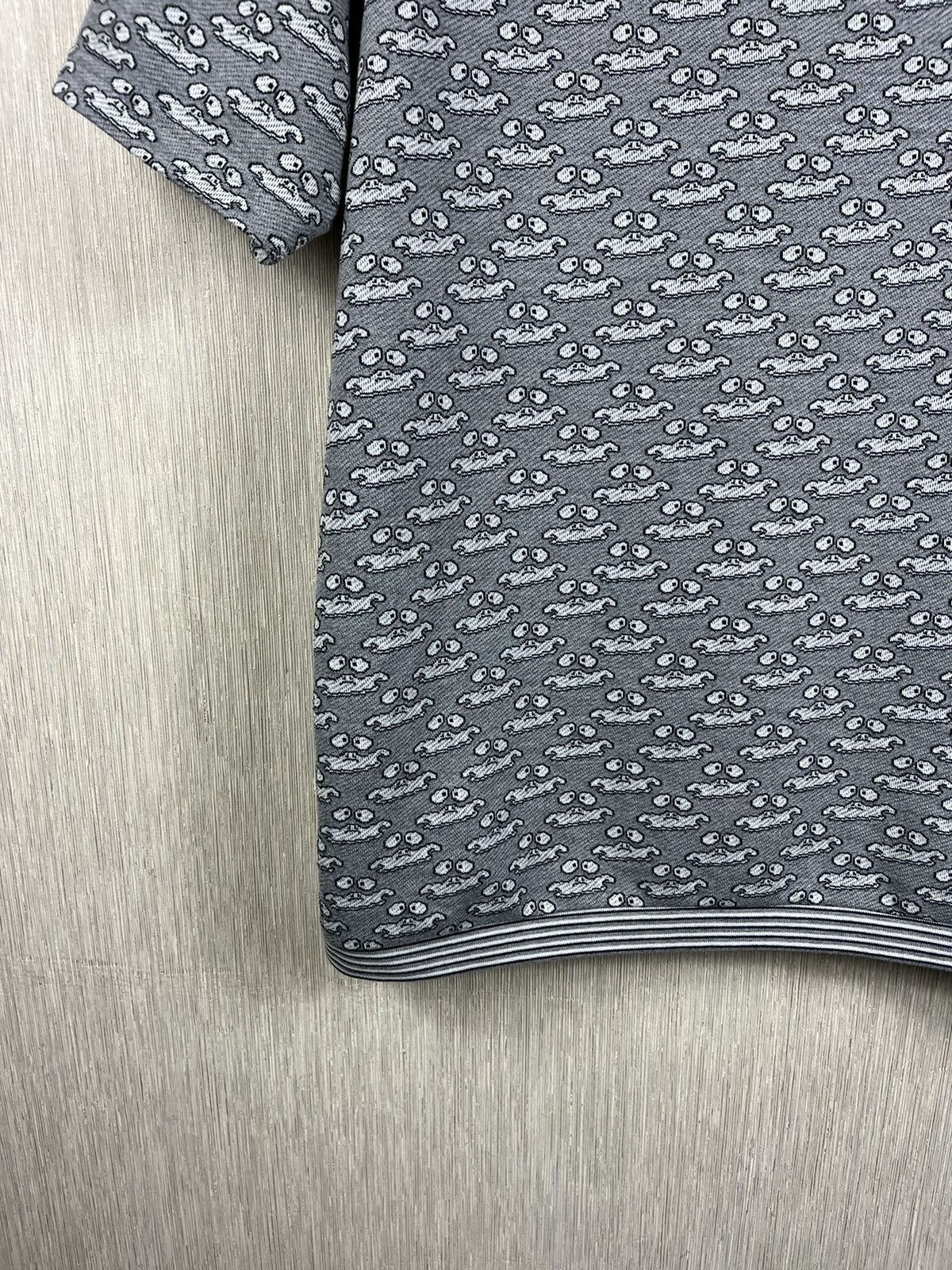 Perks And Mini PAM Perks and Mini monogram knitted tee t-shirt ghost print Size US XL / EU 56 / 4 - 6 Thumbnail