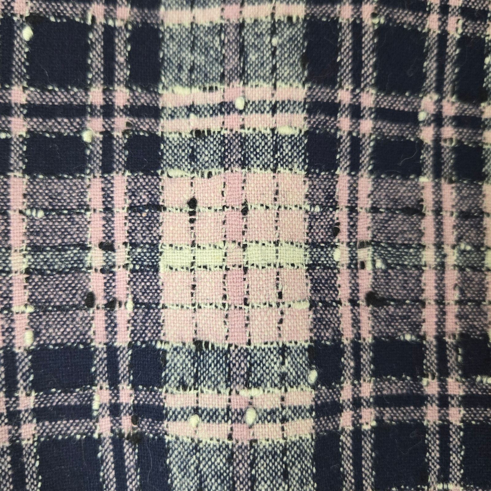 Pendleton Vintage 90s Pendleton Pink Plaid Wool Tweed Blazer Deadstock Size XL / US 12-14 / IT 48-50 - 4 Thumbnail
