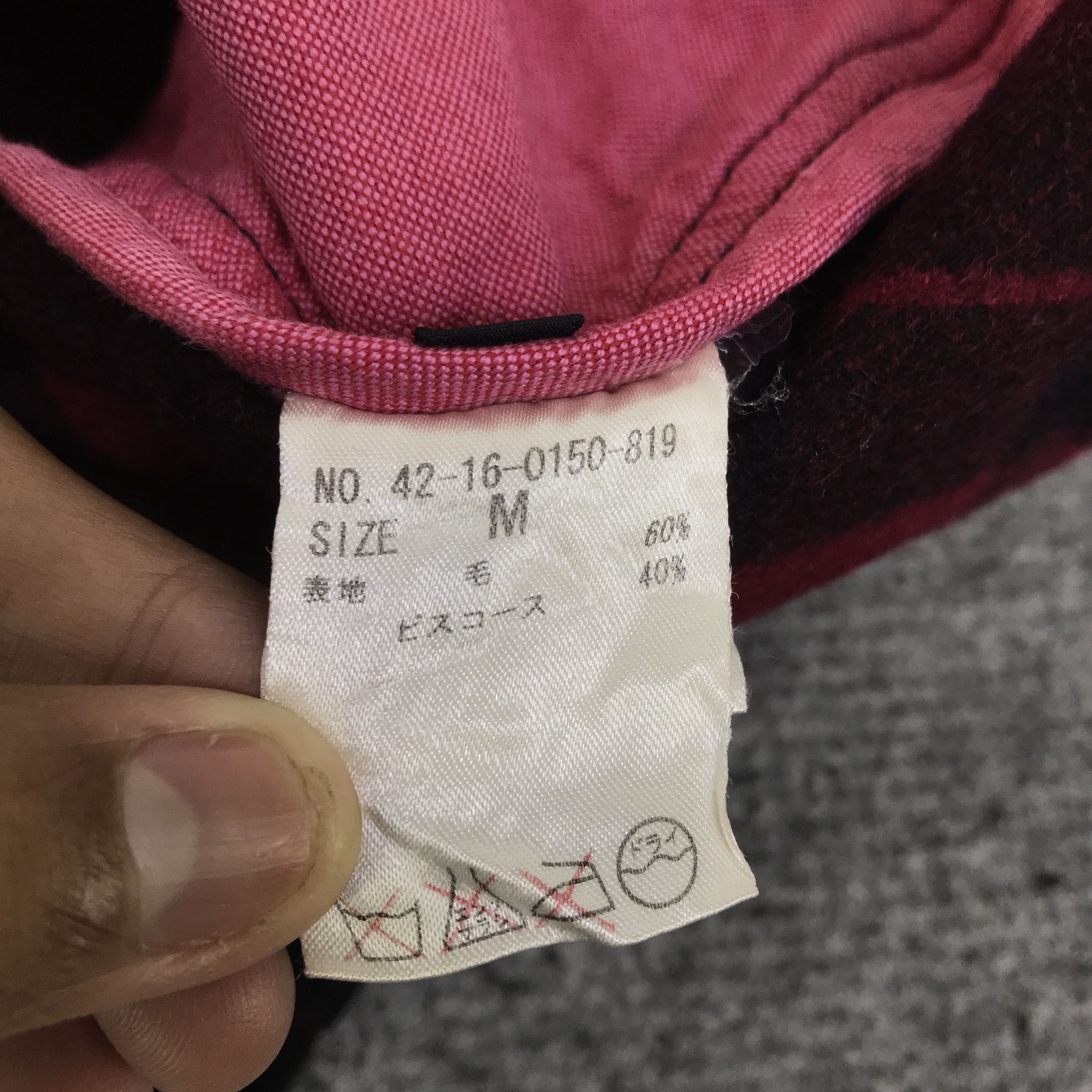 Beams Japan beams Design Tartan flannel pubk jacket K84B6 Size US M / EU 48-50 / 2 - 12 Thumbnail