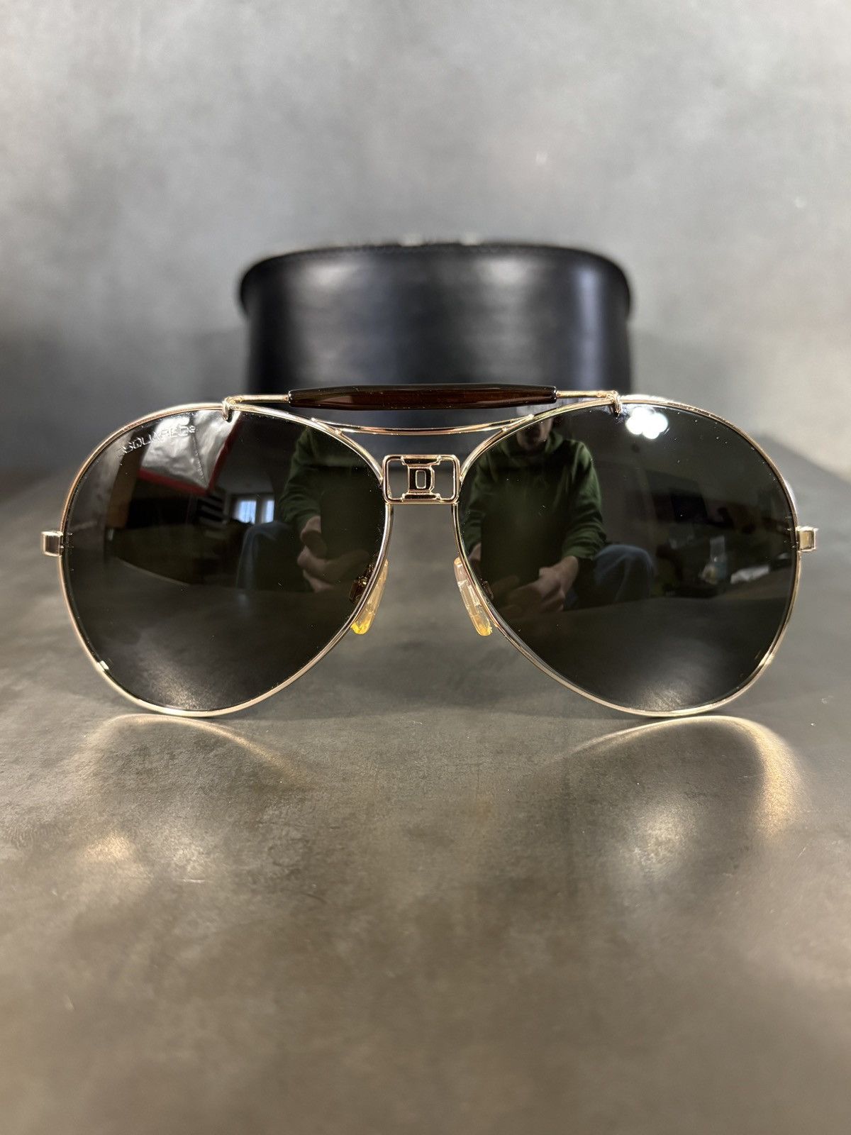 Dsquared2 2010 DSquared2 Sunglasses Metal Aviators DQ 0001 Italy Size ONE SIZE - 21 Thumbnail