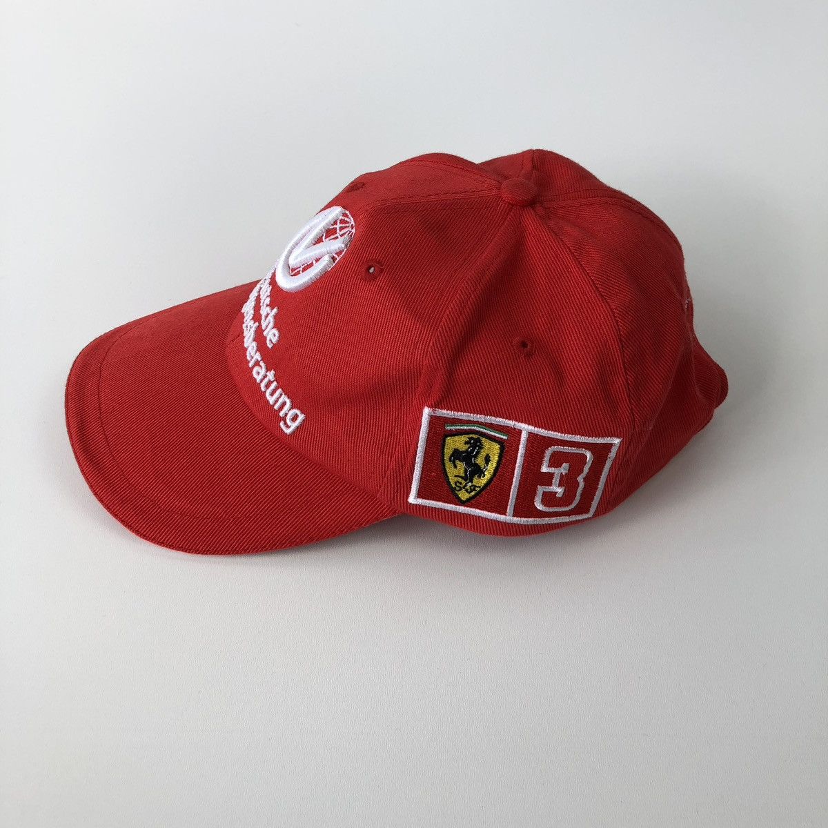 Ferrari × Formula 1 × Vintage Ferrari Michael Schumacher 2000 Formula 1 Team Vintage Cap Size ONE SIZE - 3 Thumbnail