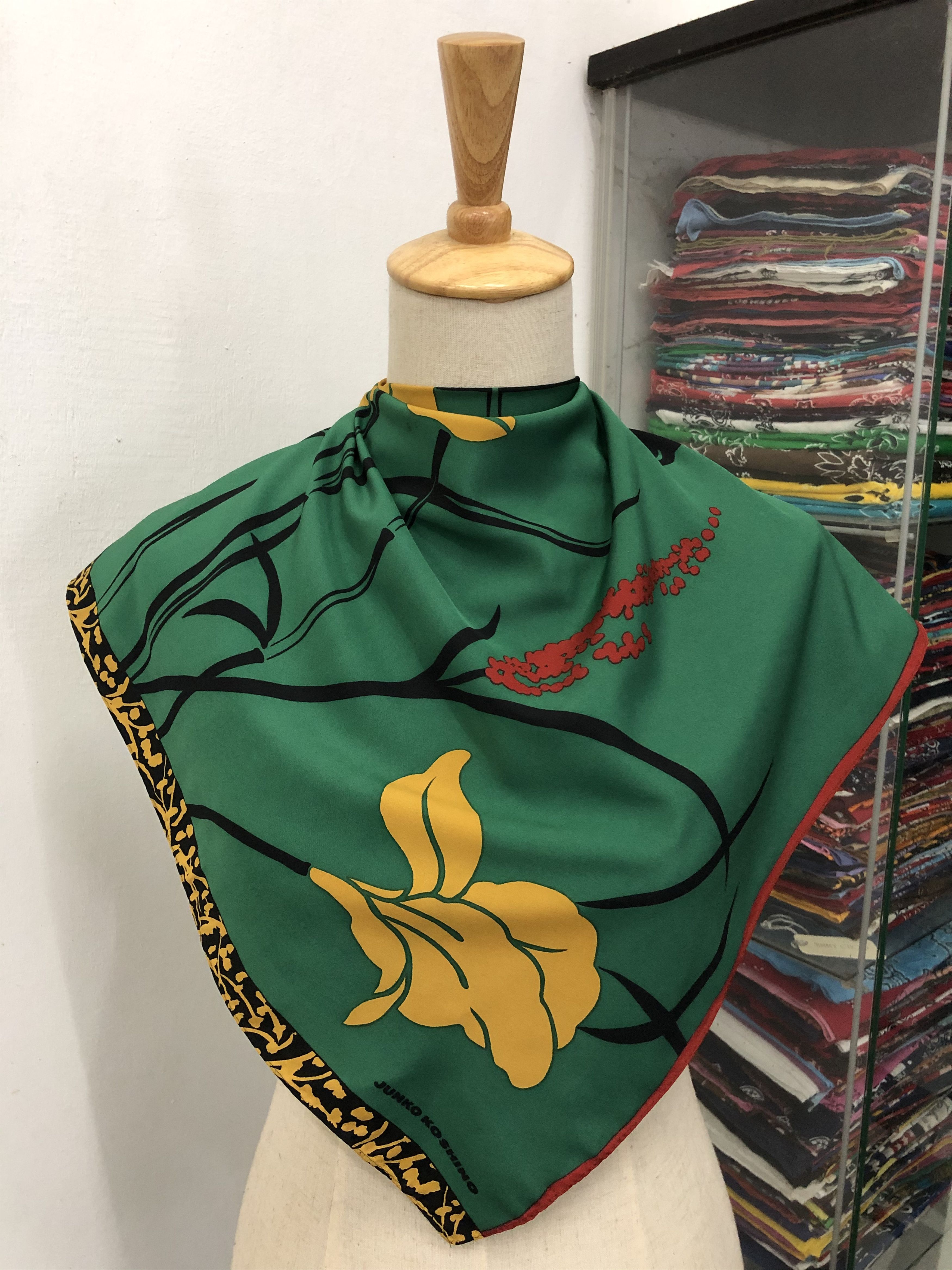 Vintage Junko Koshino Silk Scarf