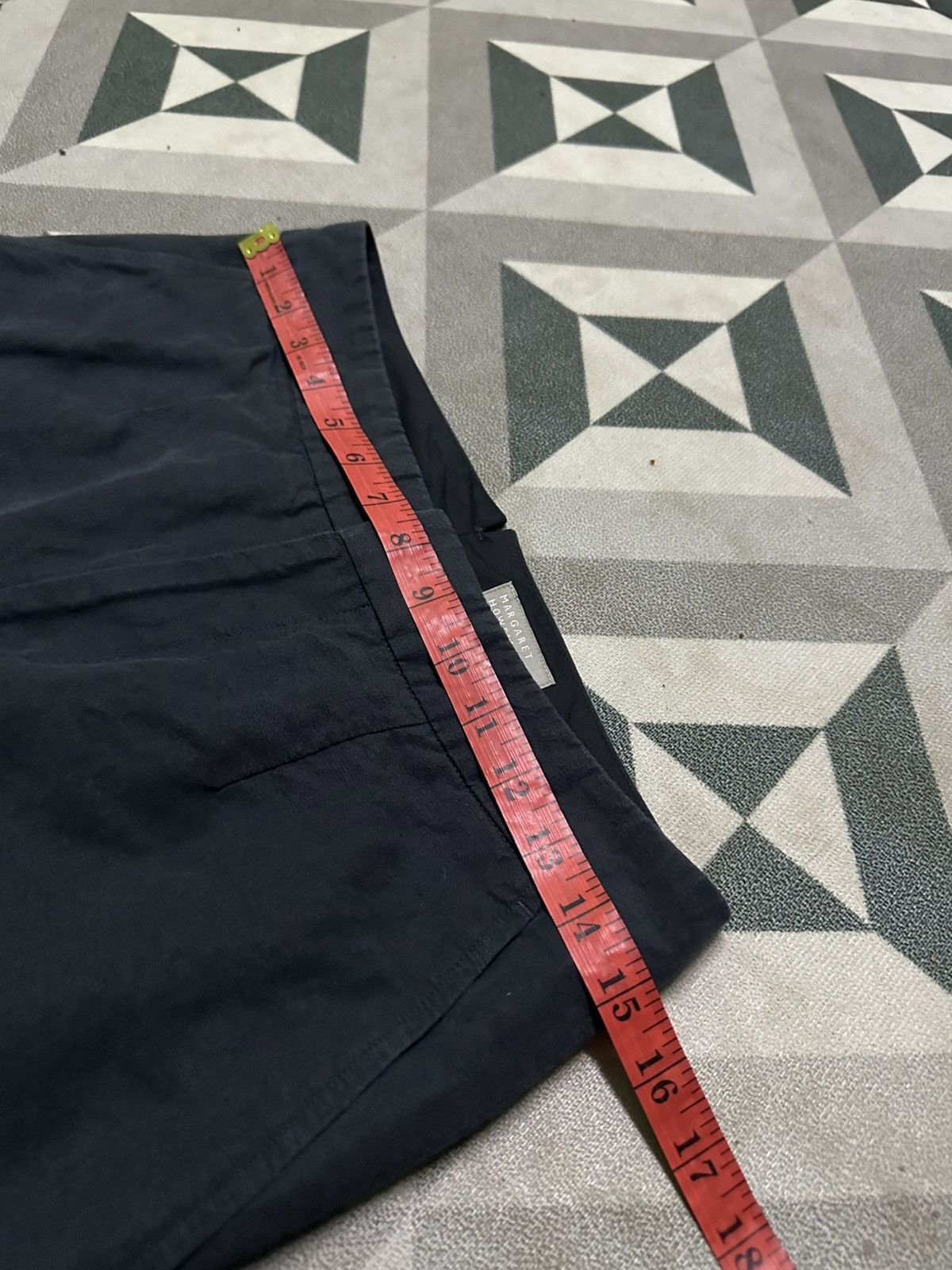 Margaret Howell Margaret howell Women's Linen Blend Crop Wide Pants in black Size 29" - 8 Thumbnail