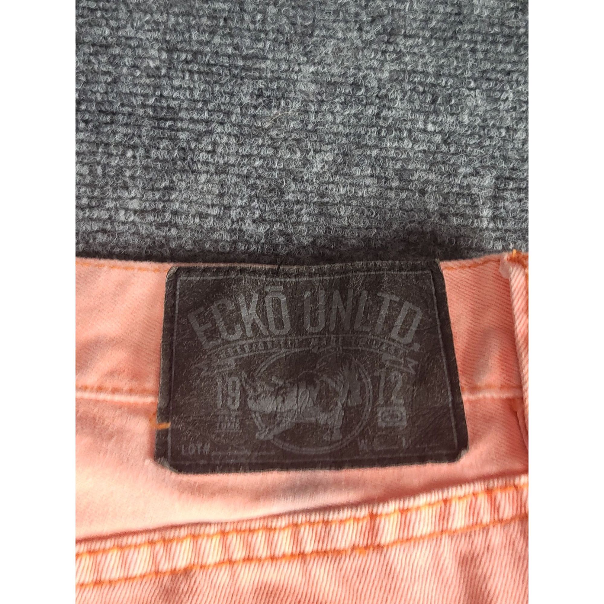 Ecko Unltd. Ecko Unltd Salmon Jeans Men Sz 34 711 Slim Straight Denim Ca Size US 34 / EU 50 - 8 Thumbnail
