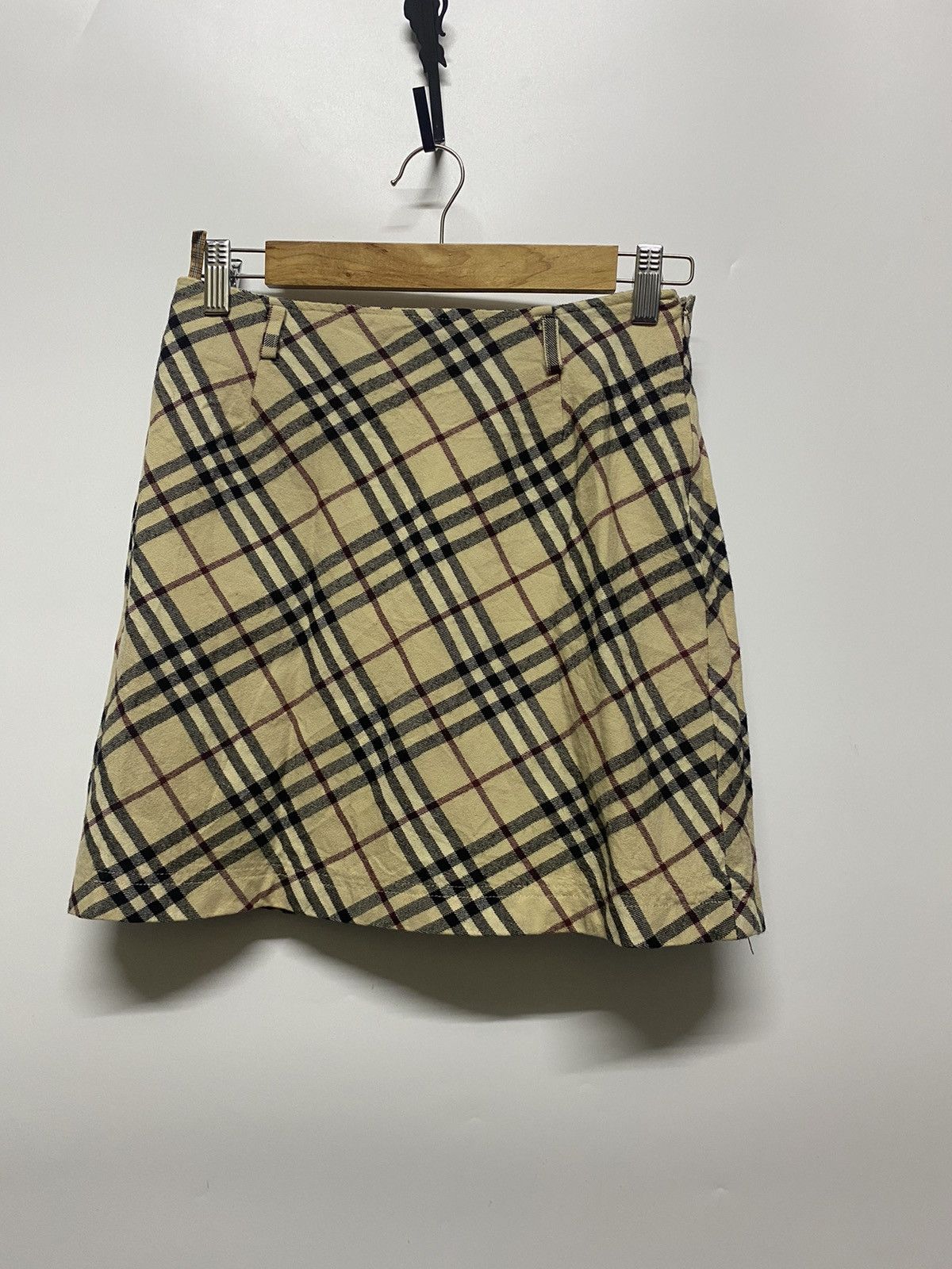Burberry × Vintage BURBERRY London Mini Skirt Plaid Nova Check Size 26" / US 2 / IT 38 - 2 Thumbnail