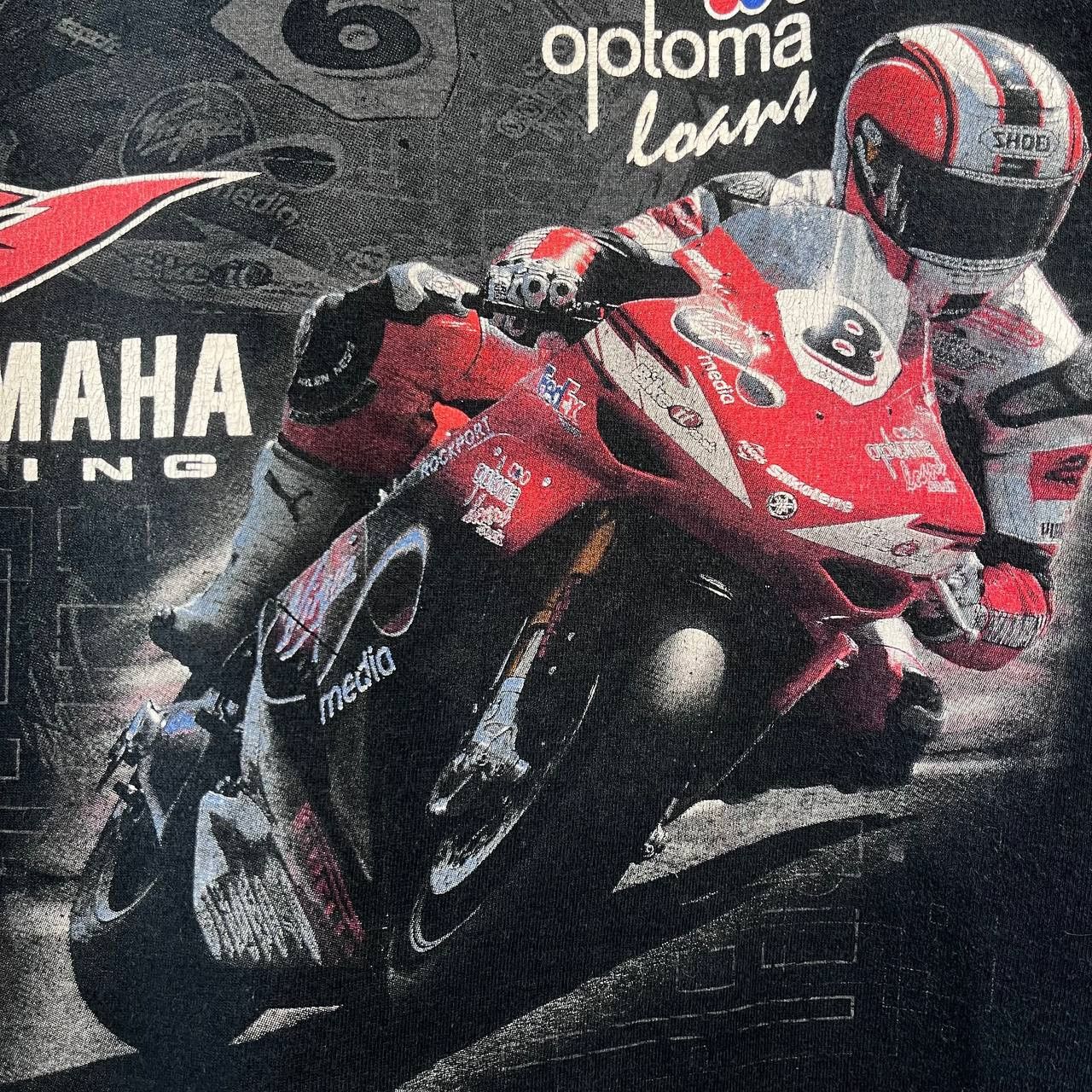 Vintage Vintage YAMAHA Racing Motorcycle Tshirt Size 2XL Size US XXL / EU 58 / 5 - 5 Thumbnail