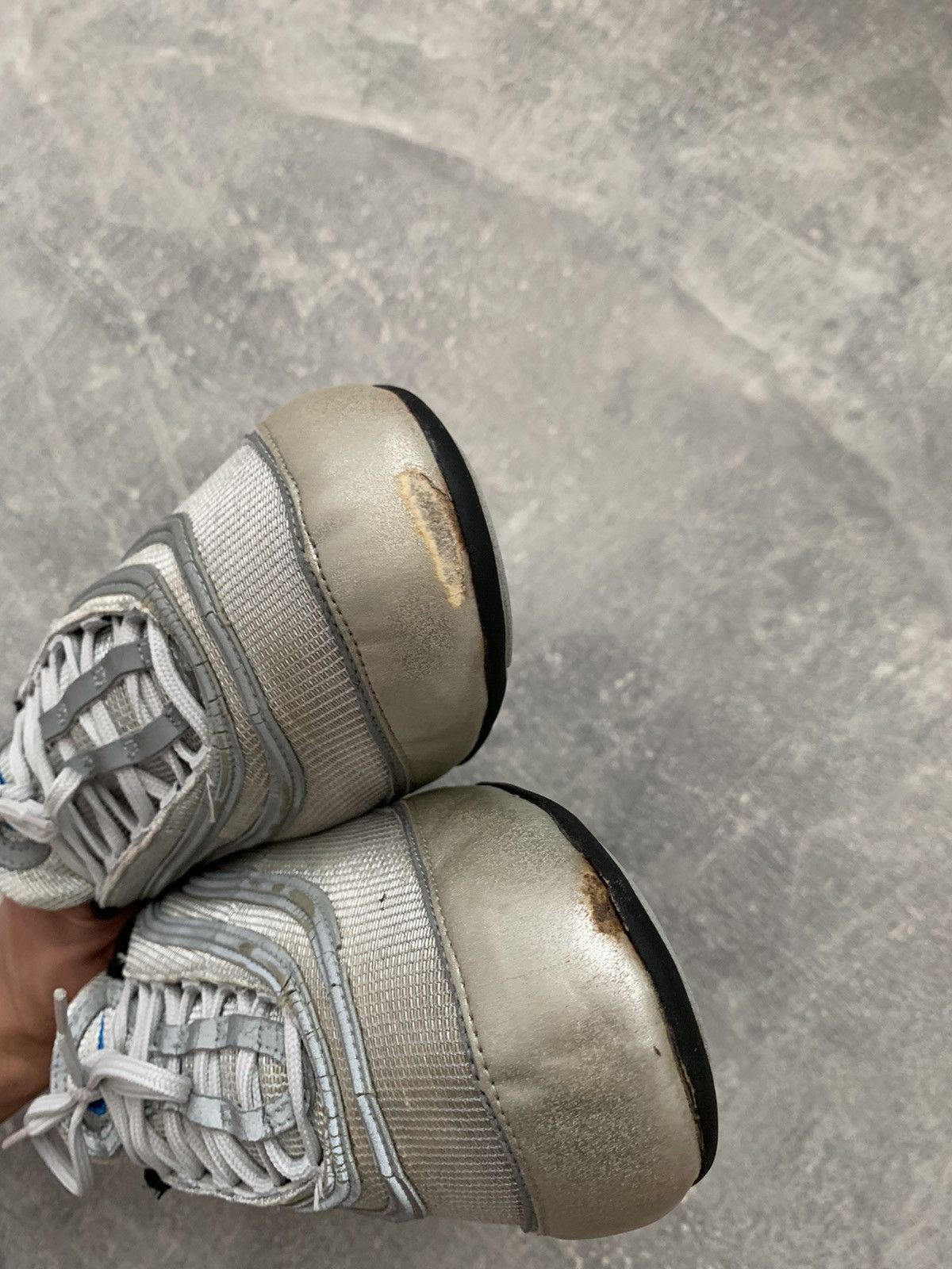 Vintage Vintage 00’s Nike AIR MAX Silver 2007 Y2k style Size US 8.5 / EU 41-42 - 8 Thumbnail