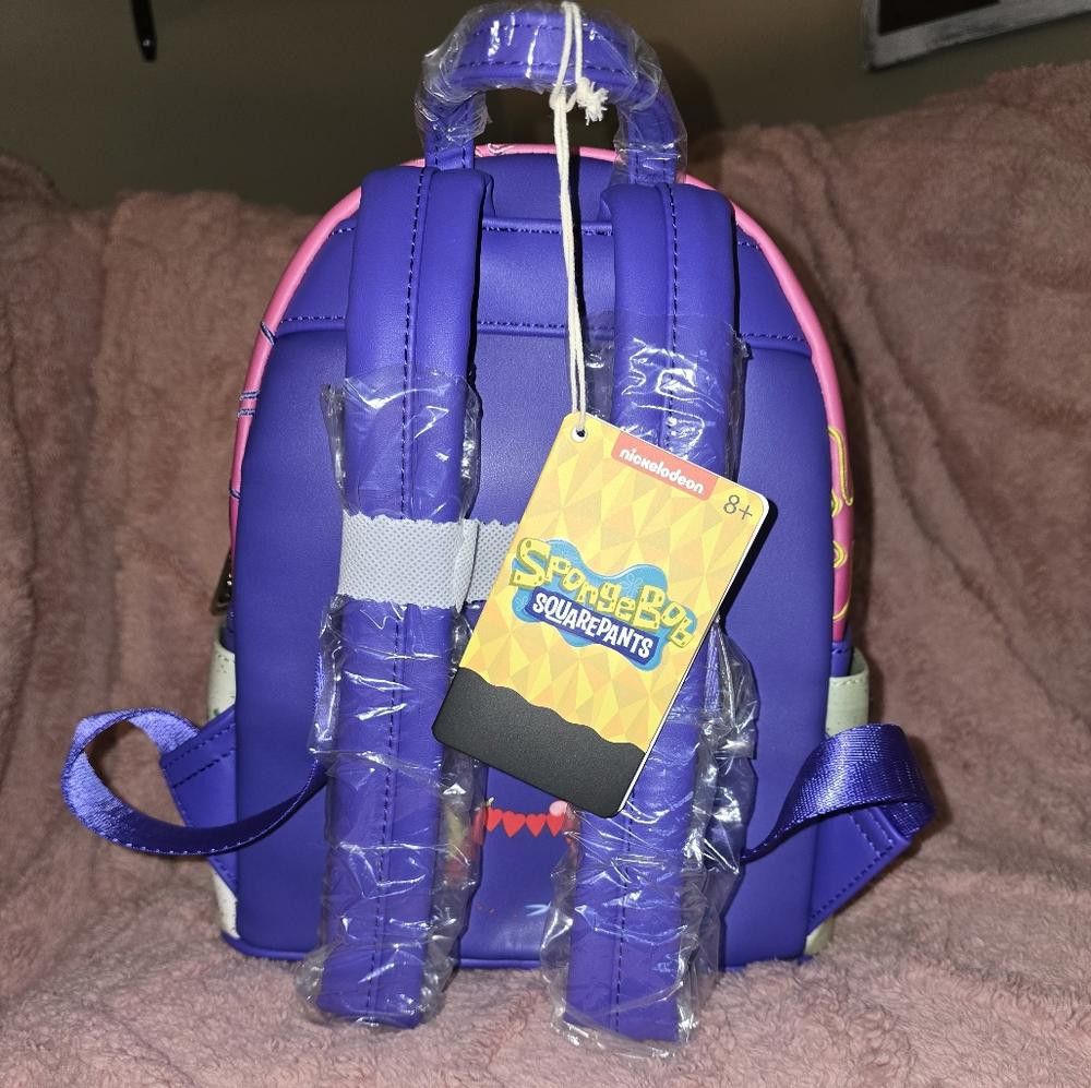 Designer SpongeBob SquarePants & Patrick Star Hearts Mini Backpack Size ONE SIZE - 3 Thumbnail