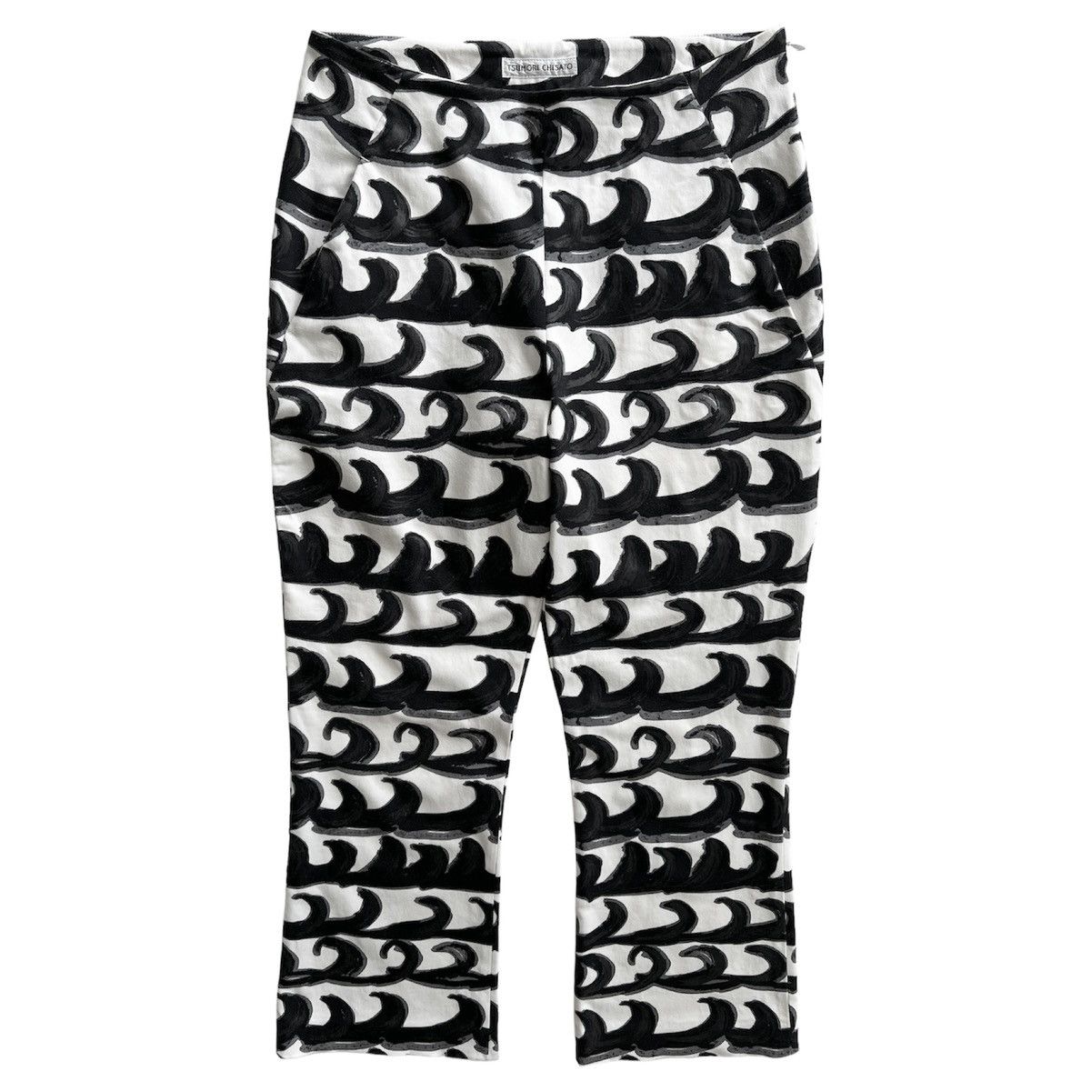 Issey Miyake TSUMORI CHISATO ISSEY MIYAKE WAVE PATTERN PANTS Size US 29 - 1 Thumbnail