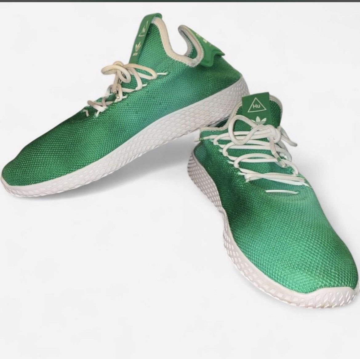 Adidas × Pharrell Size 11 M Adidas Pharrell Williams green Hu Holi trainers Size US 11 / EU 44 - 3 Thumbnail