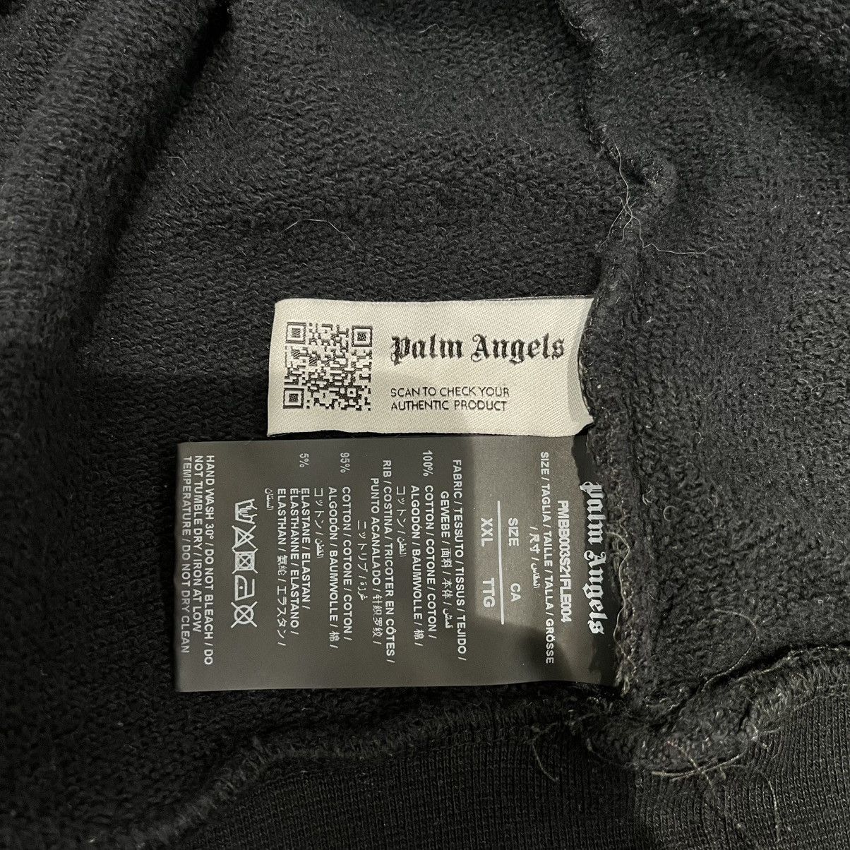 Palm Angels Palm Angels London Sprayed Hoodie Black Size US XXL / EU 58 / 5 - 4 Thumbnail