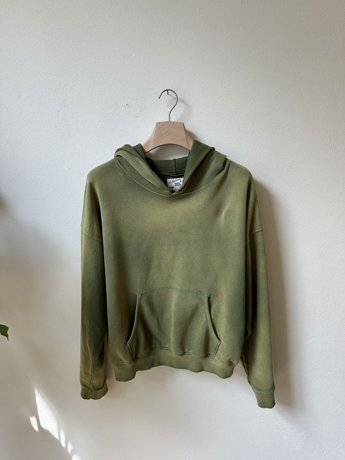 No Maintenance Sun Faded Green Hoodie size L