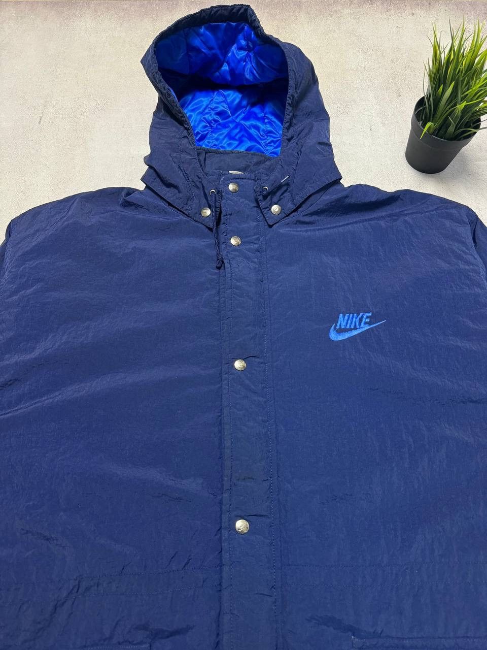 Nike × Vintage Vintage Nike Windbreaker Jacket Nylon Mens XXXL/XXL 90s Size US XXL / EU 58 / 5 - 4 Thumbnail