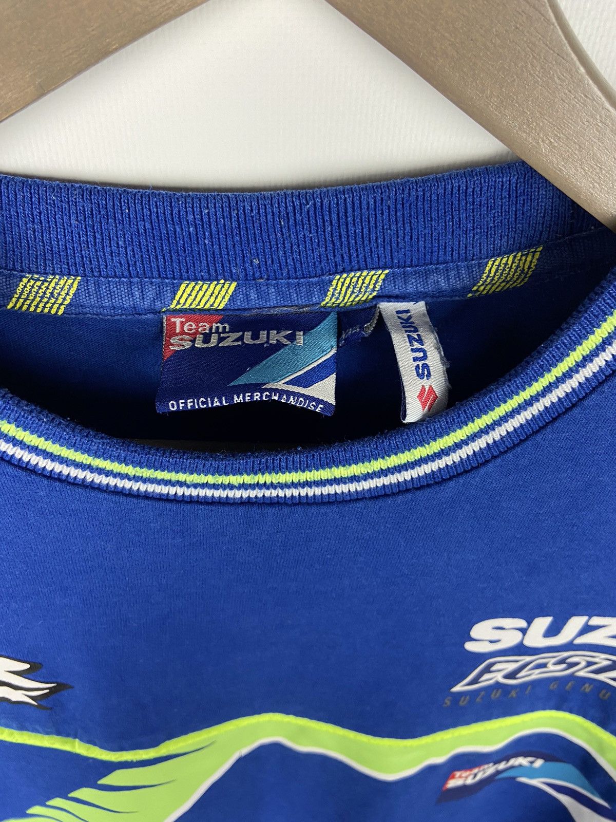 Vintage Team Suzuki Ecstar Official Merchandise Men’s Blue T-Shirt Size US XXL / EU 58 / 5 - 6 Thumbnail