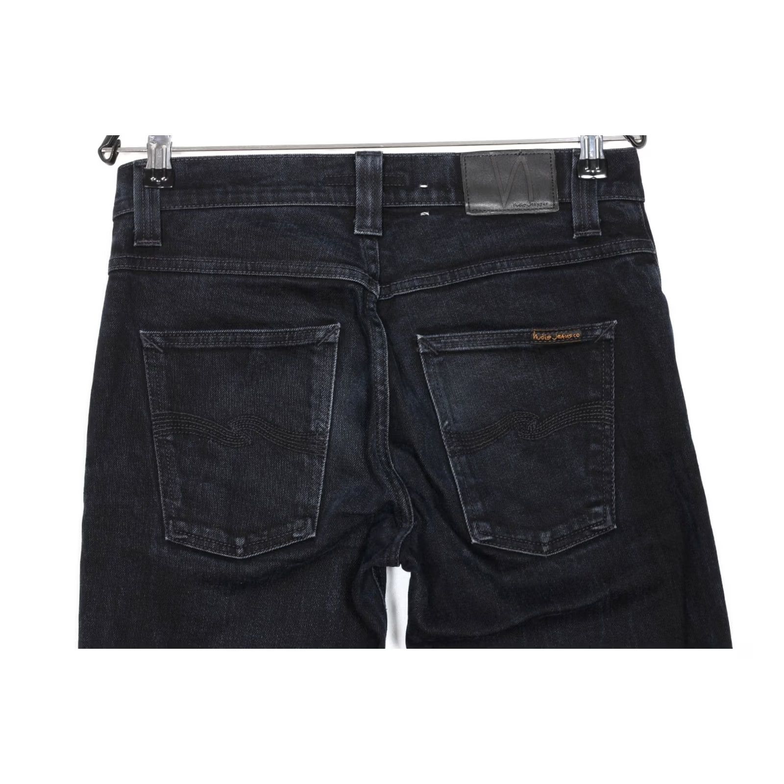 Nudie Jeans NUDIE JEANS GRIM TIM BLACK RING Stretch Jeans Men W30 L30 DZ1874 Size US 30 / EU 46 - 3 Thumbnail