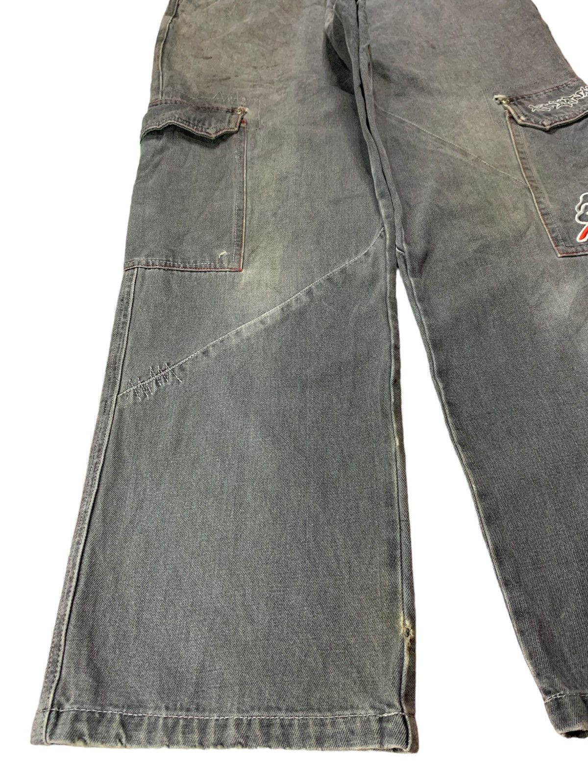 Japanese Brand Vintage Funky Jack Baggy Cargo Graffiti Skater Jeans Size US 32 / EU 48 - 7 Thumbnail