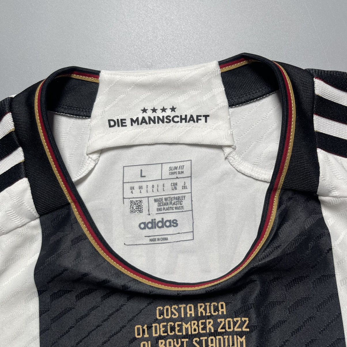 Adidas GERMANY ADIDAS 2022 WORLD CUP SOCCER HOME JERSEY #10 GNABRY Size US L / EU 52-54 / 3 - 6 Thumbnail