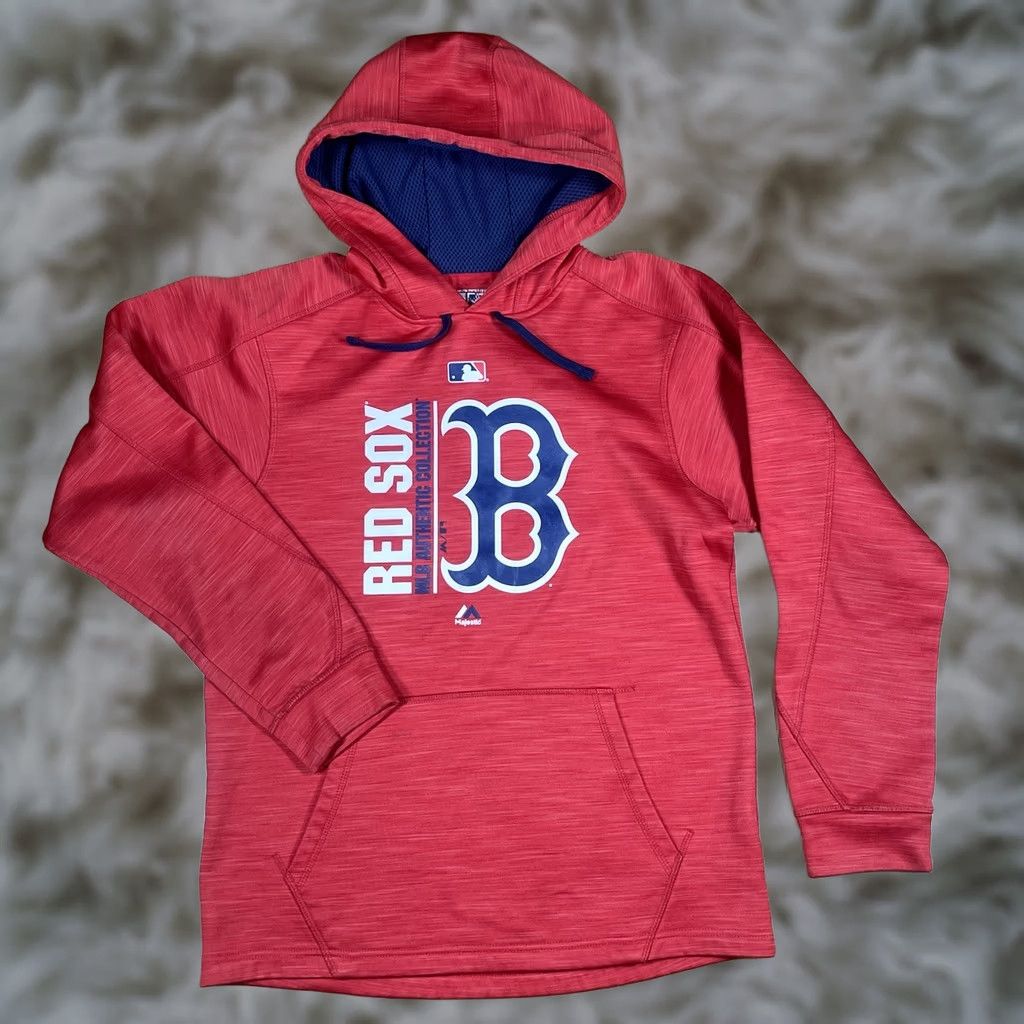 MLB Majestic Boston Red Sox Hoodie Mens Small MLB Authentic Collection Sweatshirt Size US S / EU 44-46 / 1 - 1 Thumbnail