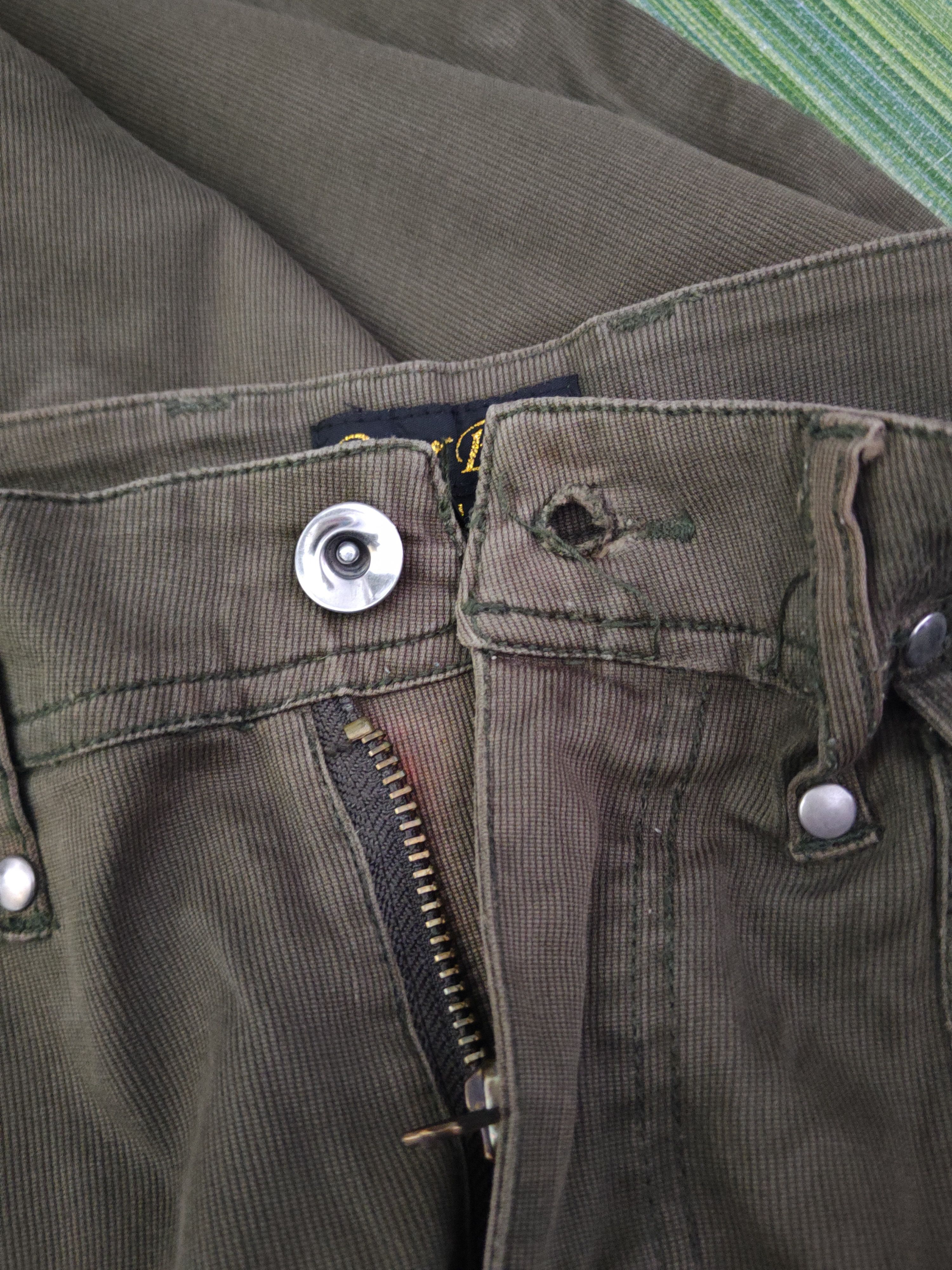 Japanese Brand DL Dear Bros Olive Multipocket Tactical Cargo Pants #1504 Size 30" / US 8 / IT 44 - 14 Thumbnail