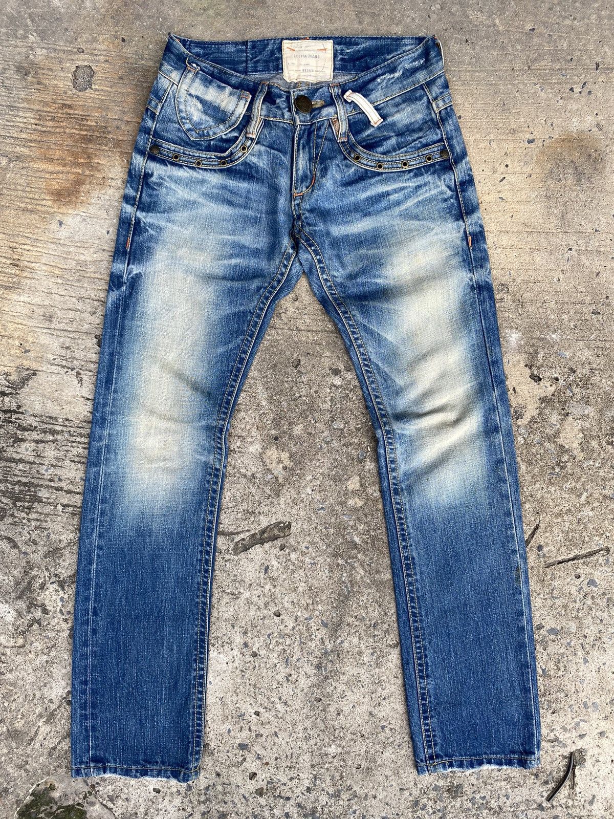 If Six Was Nine × Japanese Brand × Le Grande Bleu (L.G.B.) Yoshimoto Nara x Lolita Jeans Distressed Pants Size US 30 / EU 46 - 10 Thumbnail
