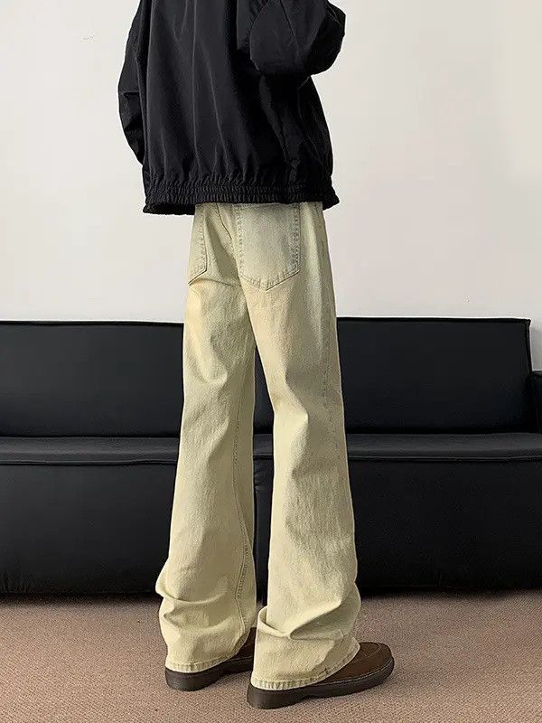 Japanese Brand × Jean Retro loose straight casual micro flared jeans Size US 32 / EU 48 - 4 Thumbnail