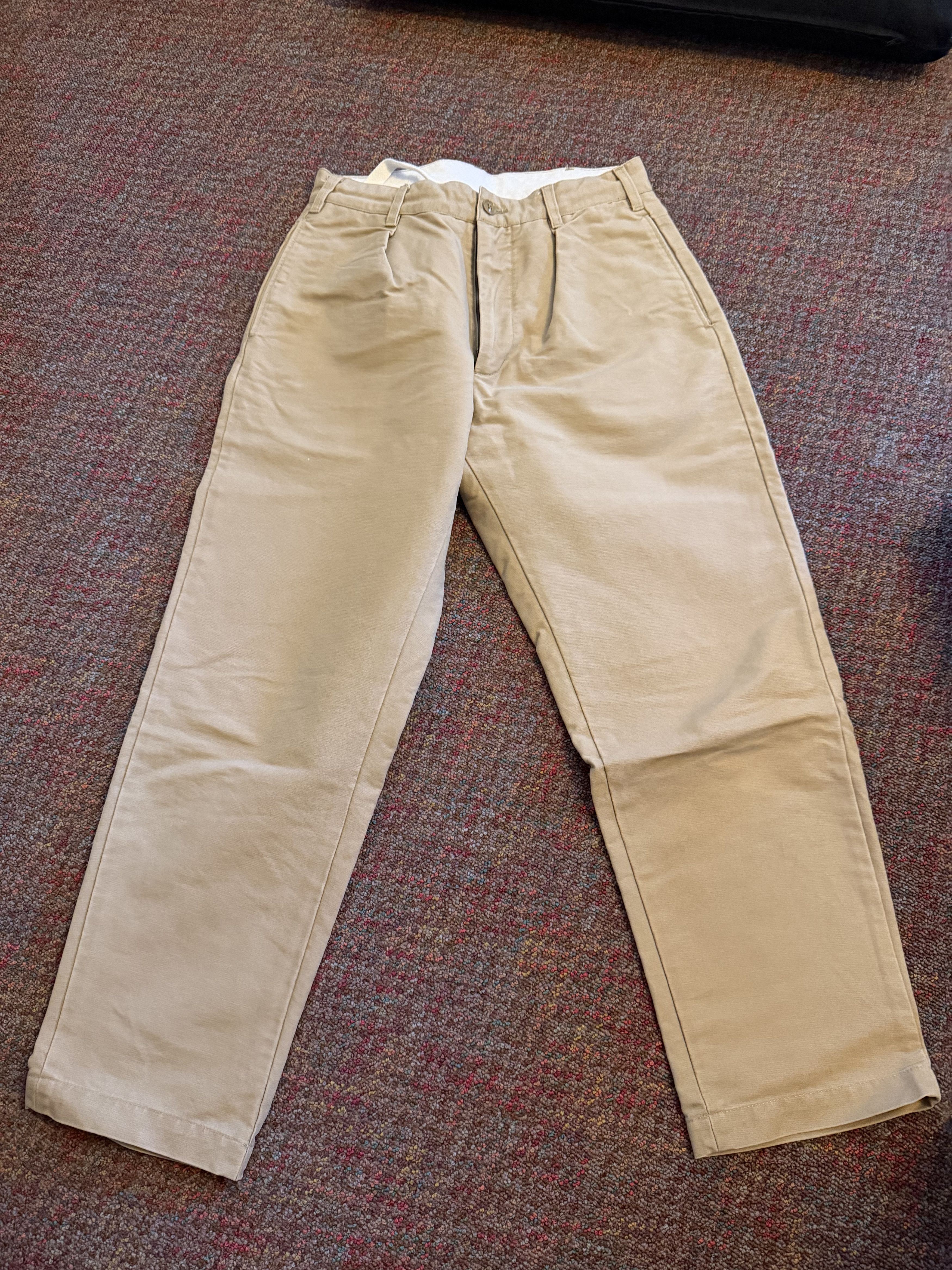 Engineered Garments Engineered Garments Pleated Pants Khaki Double Cloth Size US 30 / EU 46 - 3 Thumbnail