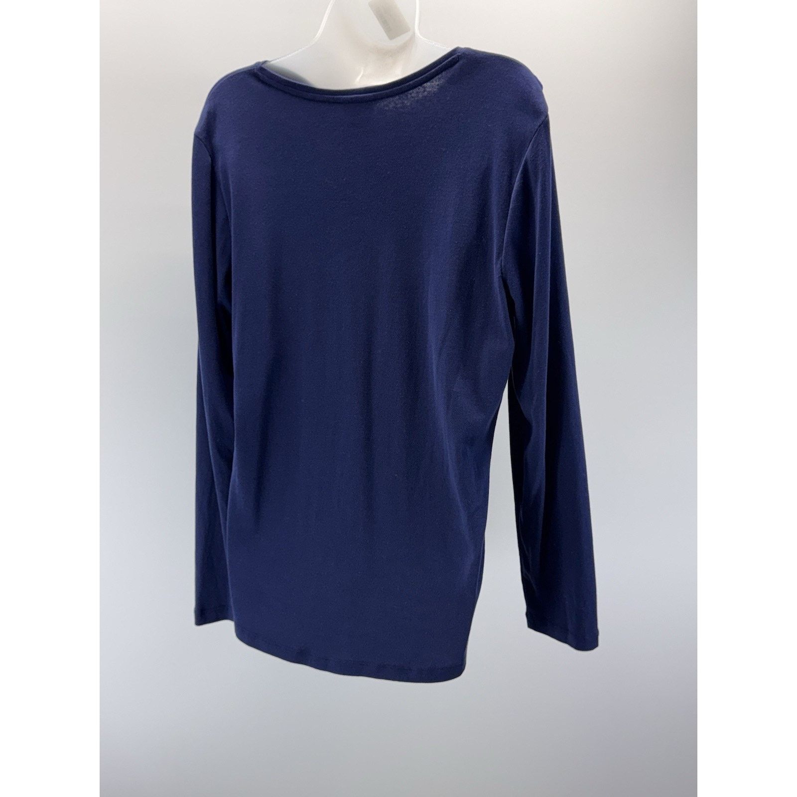 Chicos Chico's Navy Blue Pullover Sweater Women’s Size 2 L Size L / US 10 / IT 46 - 2 Thumbnail