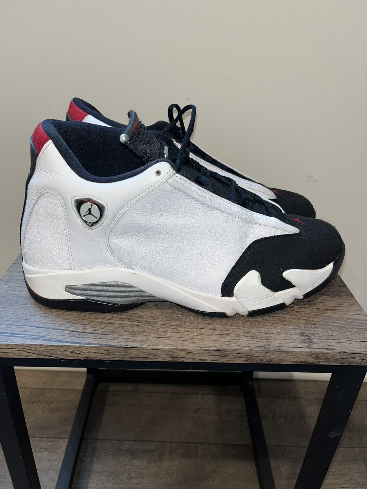 Nike Jordan 14 Retro ‘Black Toe’ Size US 13 / EU 46 - 2 Thumbnail
