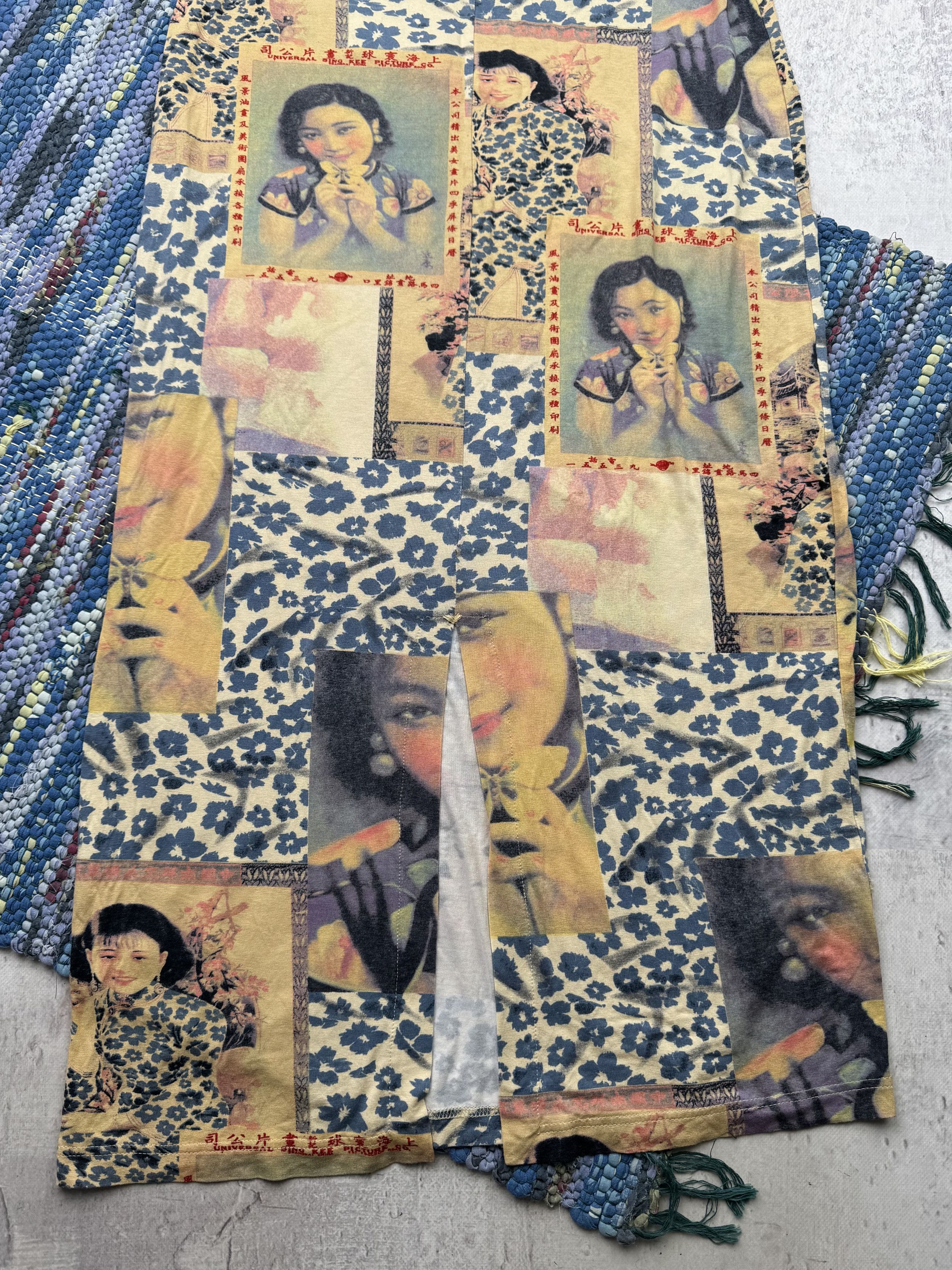 Vintage Vintage Glamour Printed Maxi Skirt A563D15(440) Size 30" / US 8 / IT 44 - 9 Thumbnail