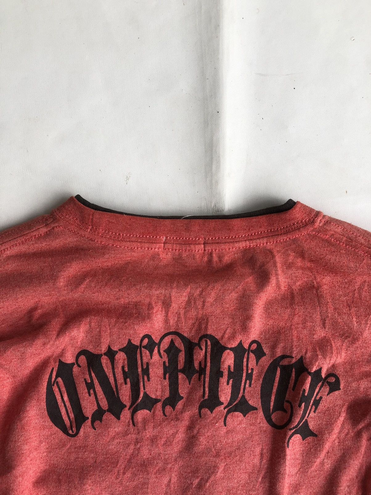 Anime Poem One Piece Hiken No Ace Double Layer Tee Size US M / EU 48-50 / 2 - 8 Thumbnail