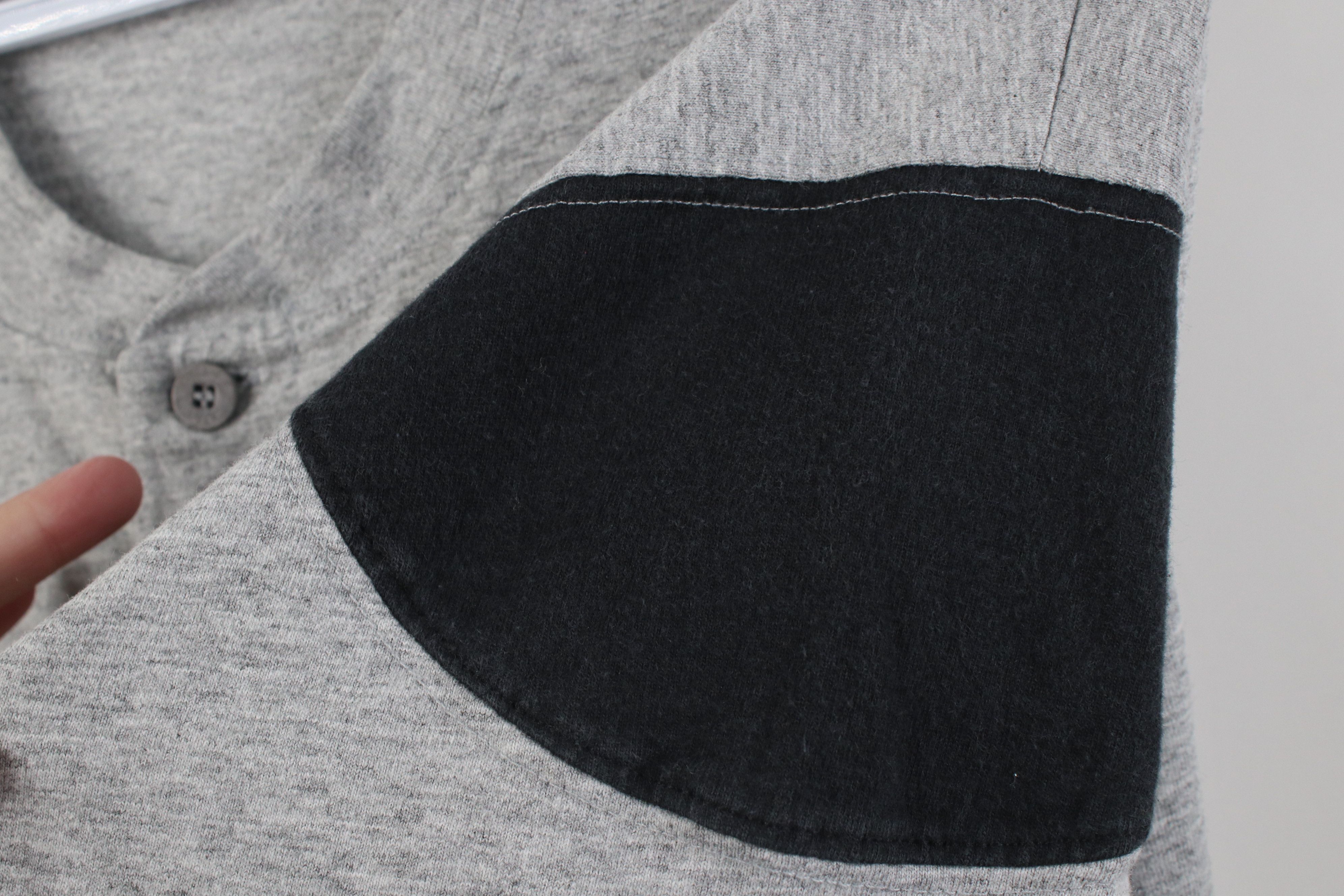 Wilson Vintage 90s Wilson Long Sleeve Henley T-Shirt Heather Gray Size US XXL / EU 58 / 5 - 6 Thumbnail