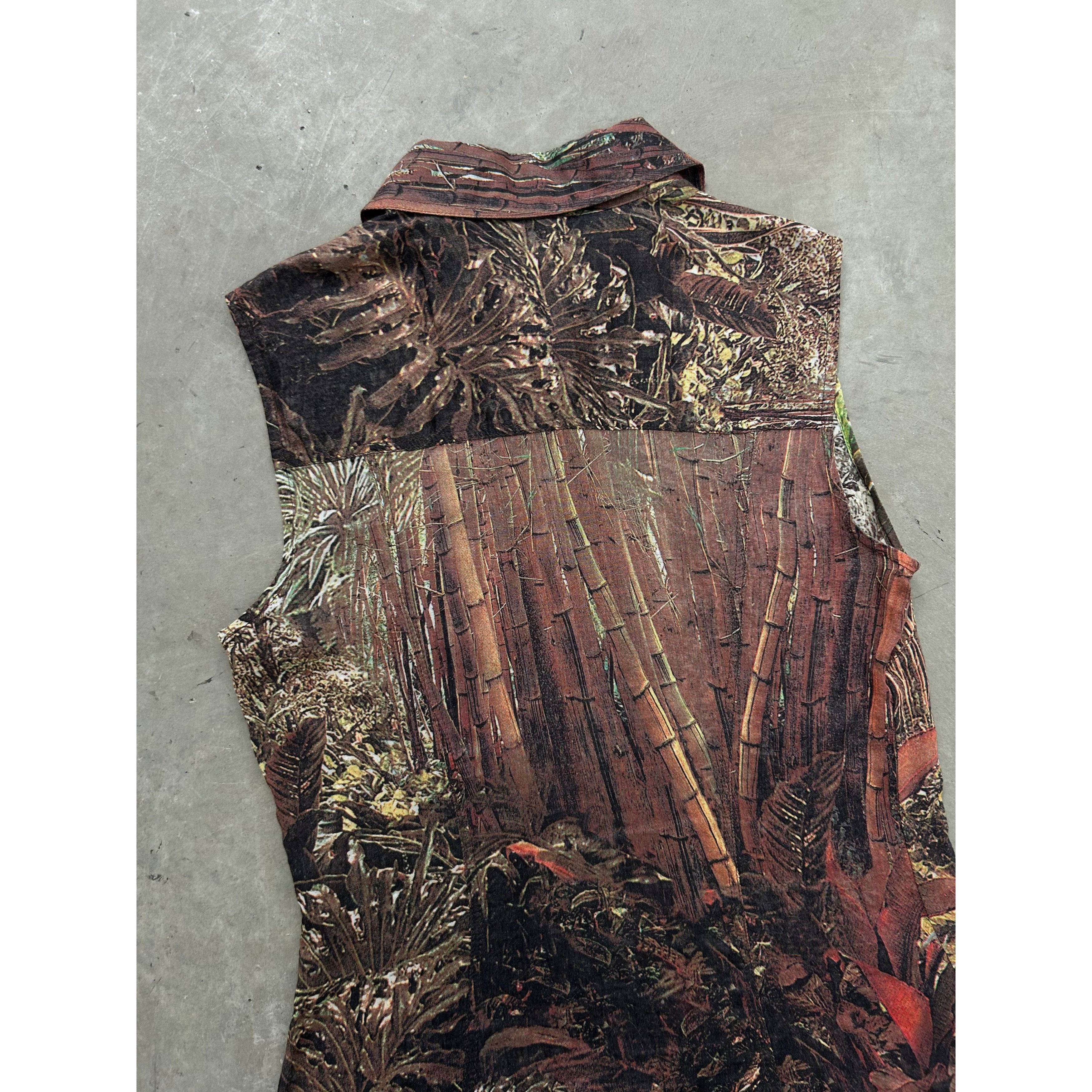 Dolce & Gabbana Dolce & Gabbana Forest Graphic Tank Top Size S / US 4 / IT 40 - 3 Thumbnail