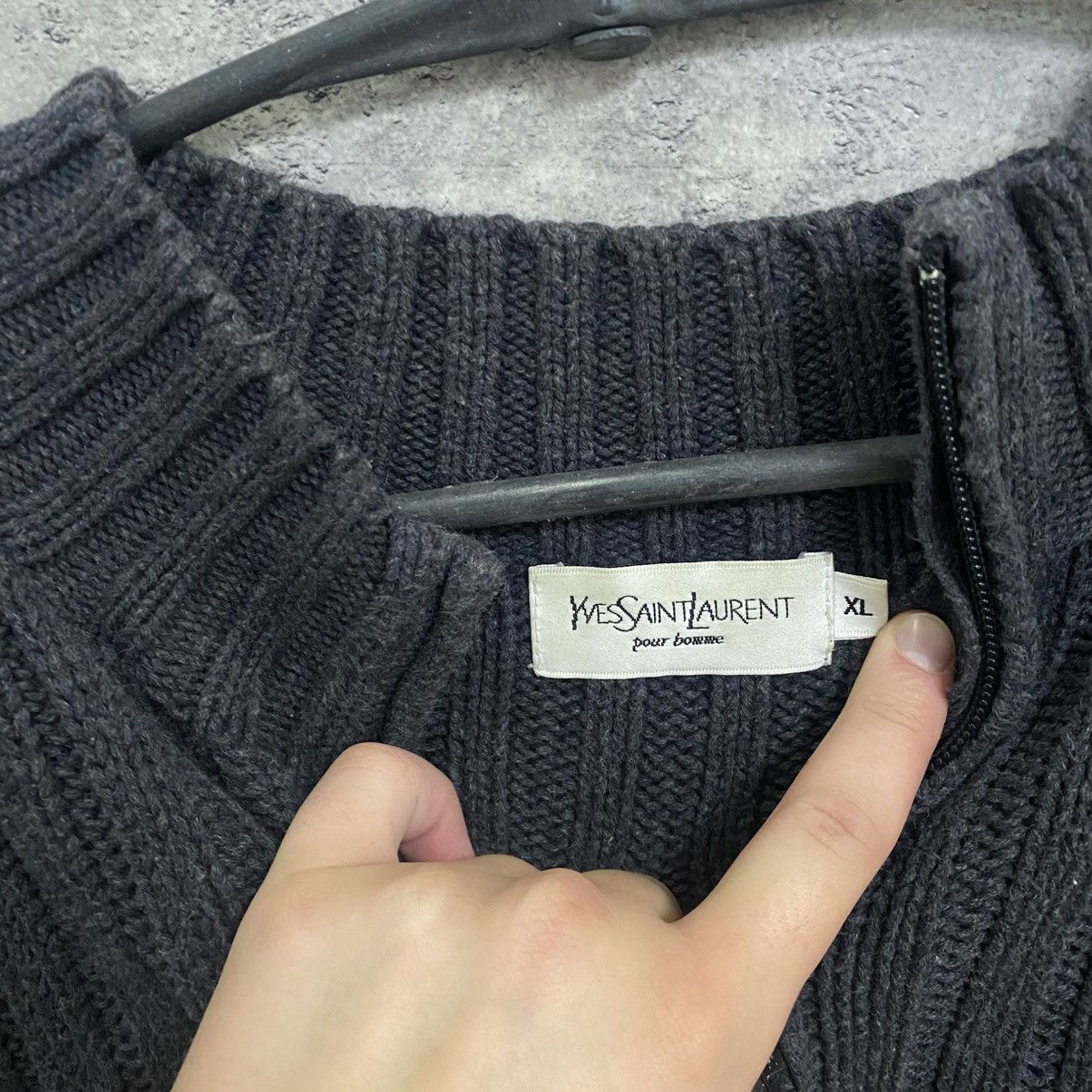 Yves Saint Laurent Vintage YSL Yves Saint Laurent Zip Sweater Knit 1/4 Size US XL / EU 56 / 4 - 6 Thumbnail