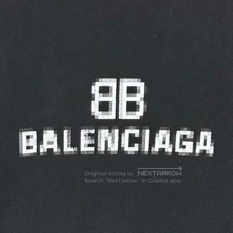 Balenciaga Balenciaga Black Mosaic Short Sleeve Size US S / EU 44-46 / 1 - 6 Thumbnail