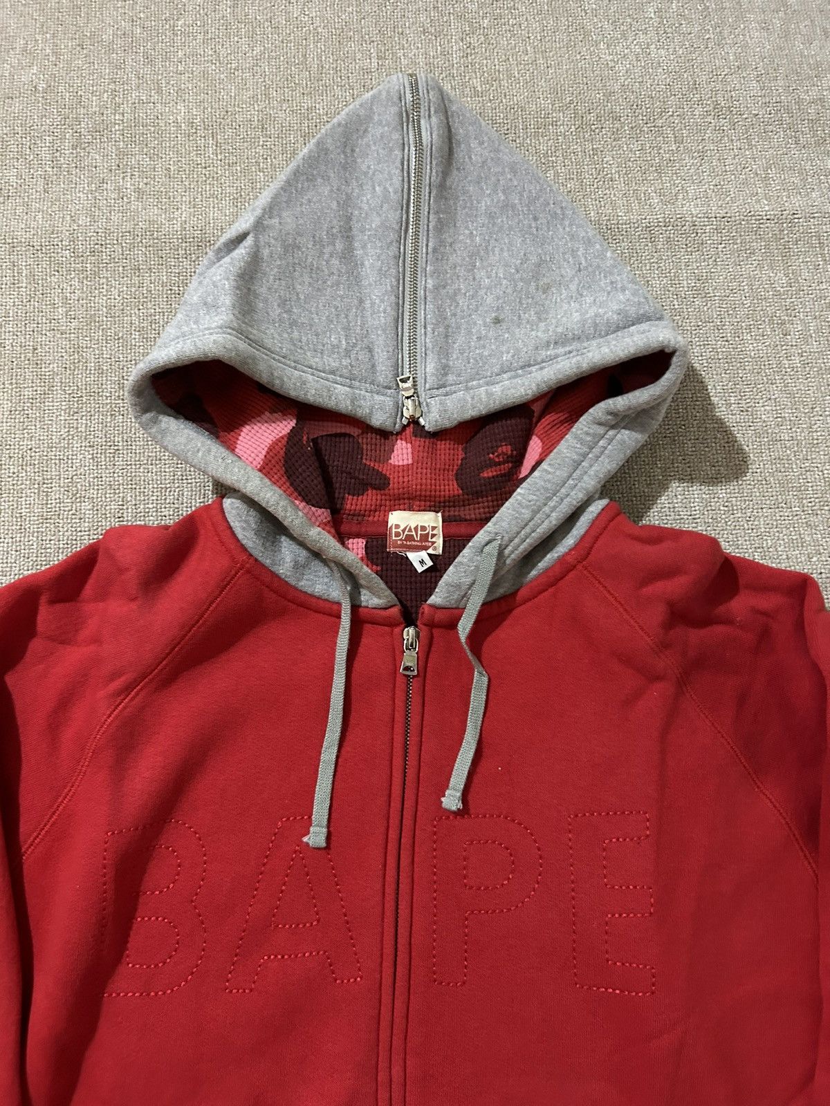 Bape Color Camo Thermal Zip Hoodie Size US M / EU 48-50 / 2 - 4 Thumbnail
